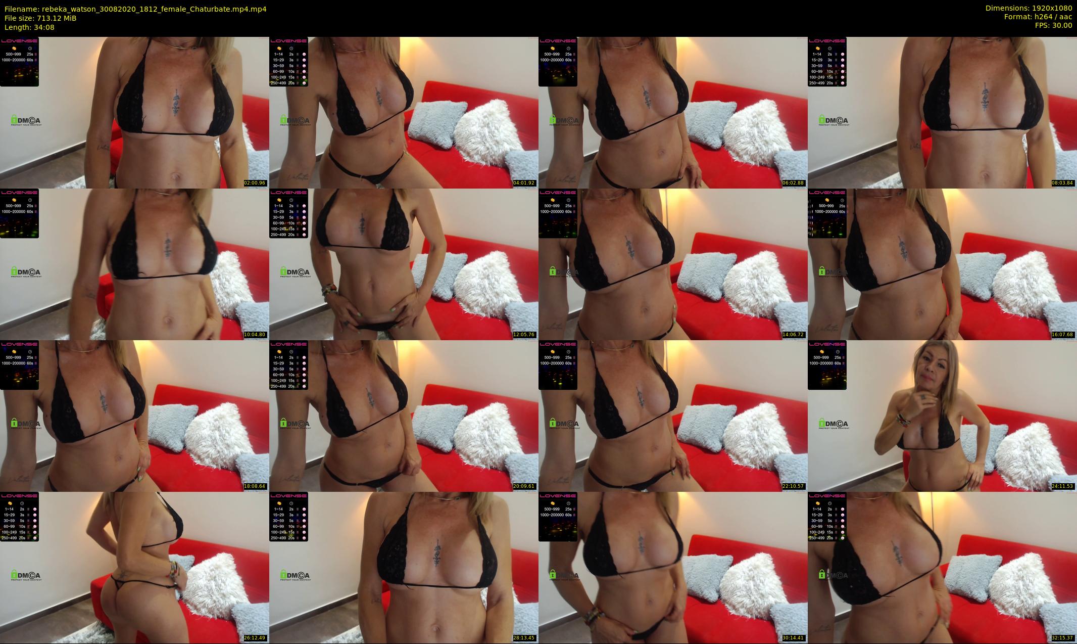 rebeka_watson — 35 minute Chaturbate female cam show recording, 1080p, Aug 30, 2020