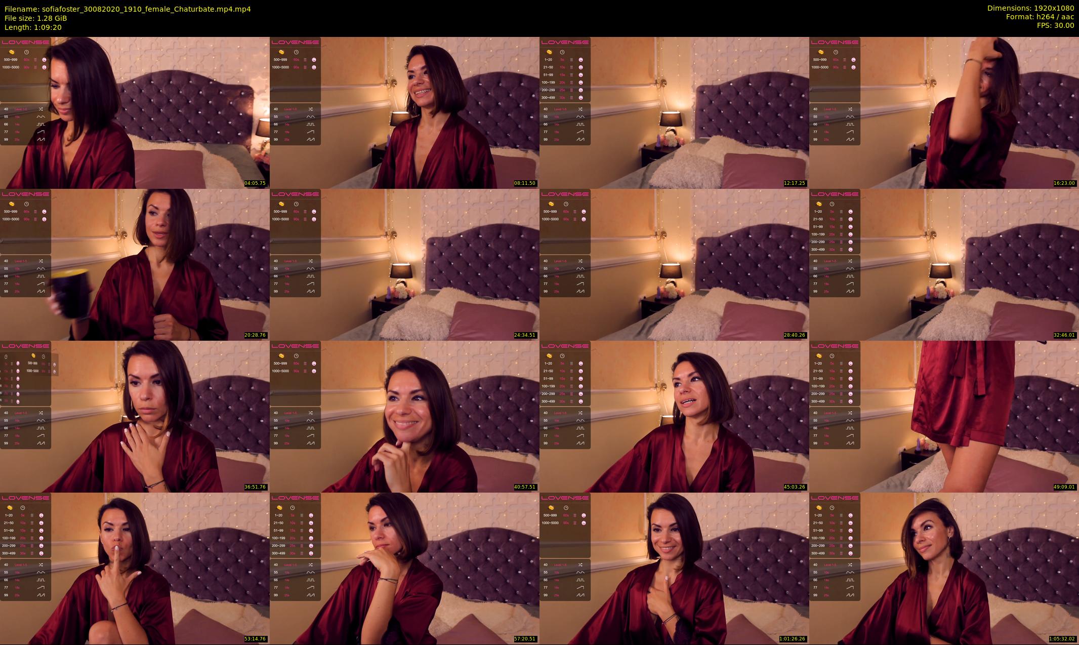 sofiafoster — 70 minute Chaturbate female cam show recording, 1080p, Aug 30, 2020