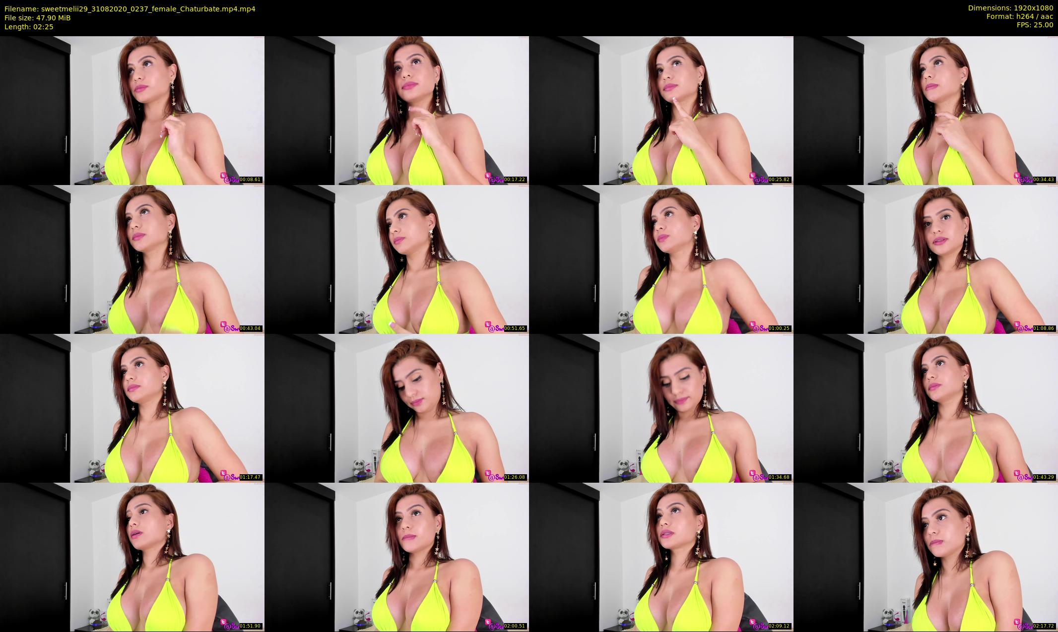 sweetmelii29 — 3 minute Chaturbate female cam show recording, 1080p, Aug 31, 2020