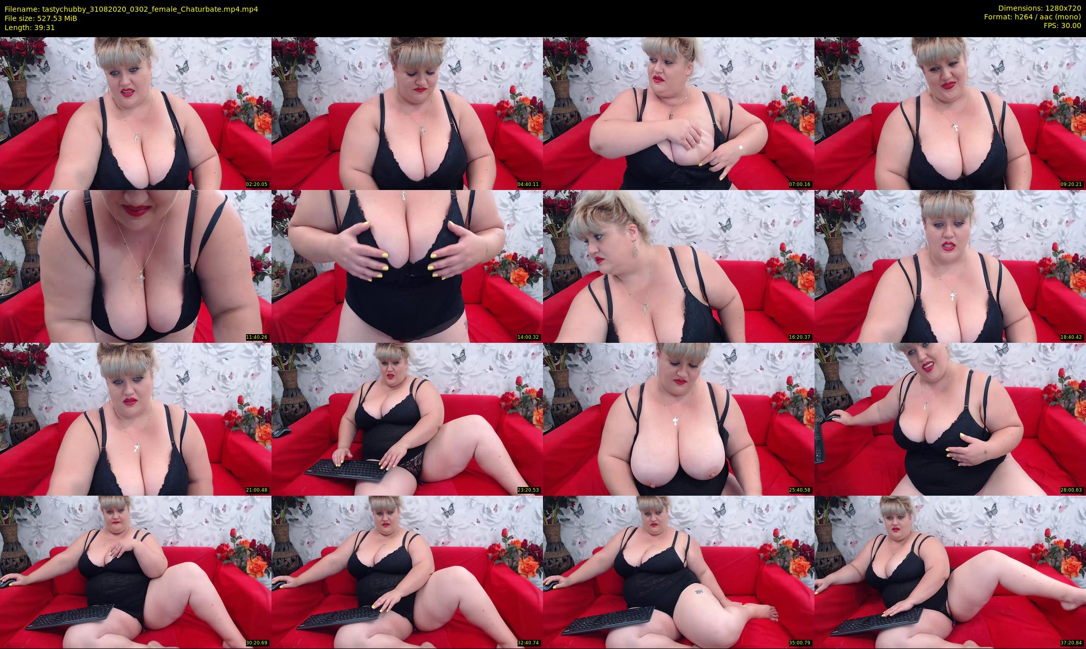 tastychubby — 40 minute Chaturbate female cam show recording, 720p, Aug 31, 2020