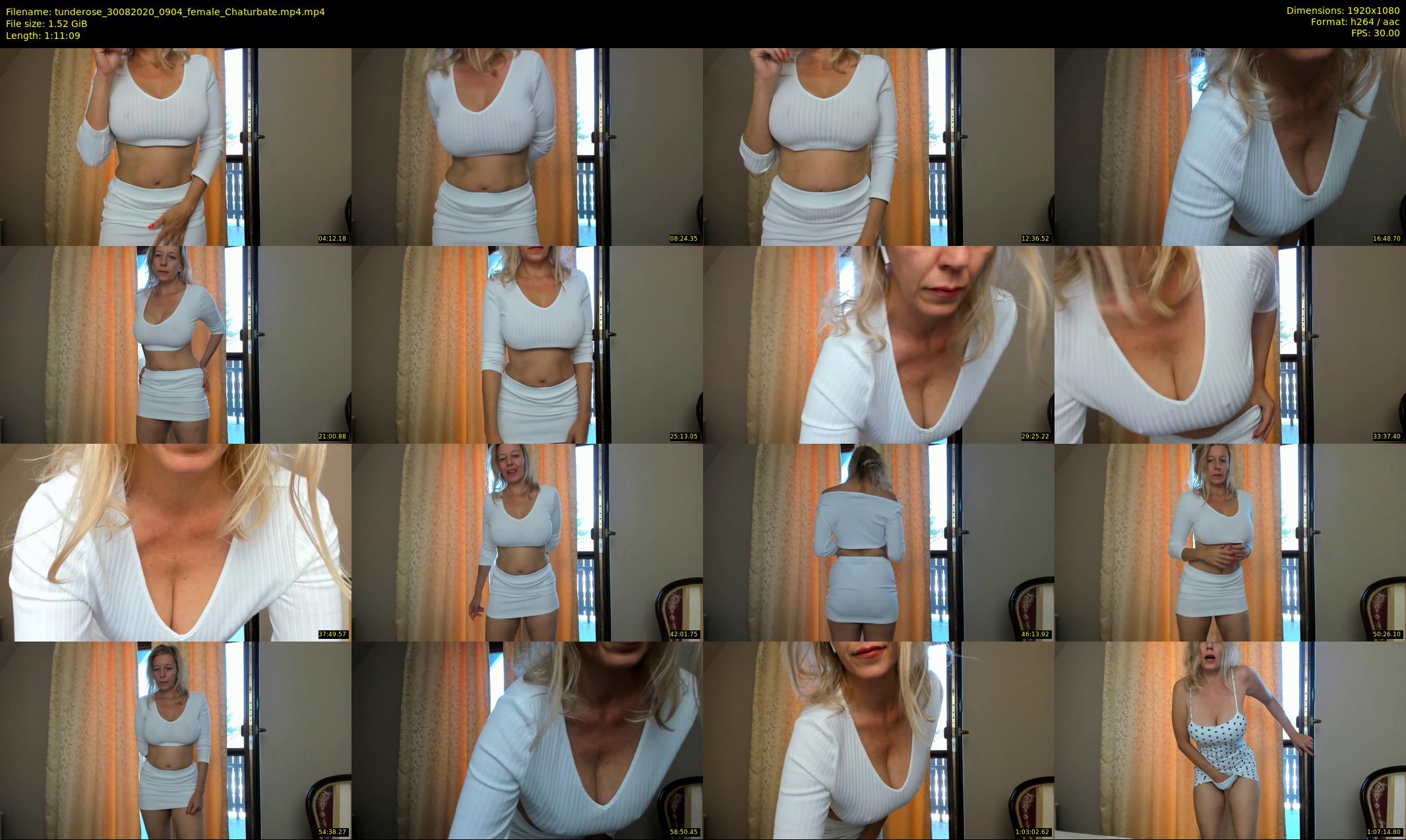 tunderose — 72 minute Chaturbate female cam show recording, 1080p, Aug 30, 2020