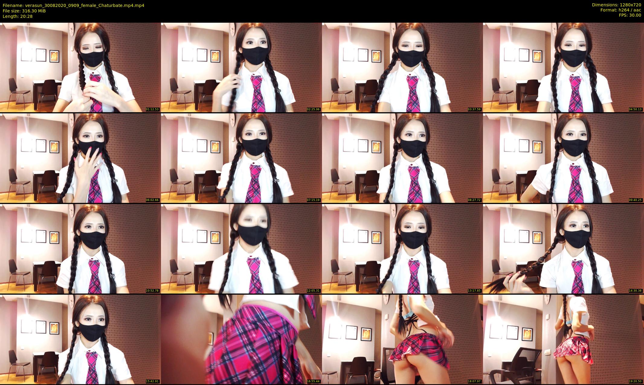 verasun — 21 minute Chaturbate female cam show recording, 720p, Aug 30, 2020