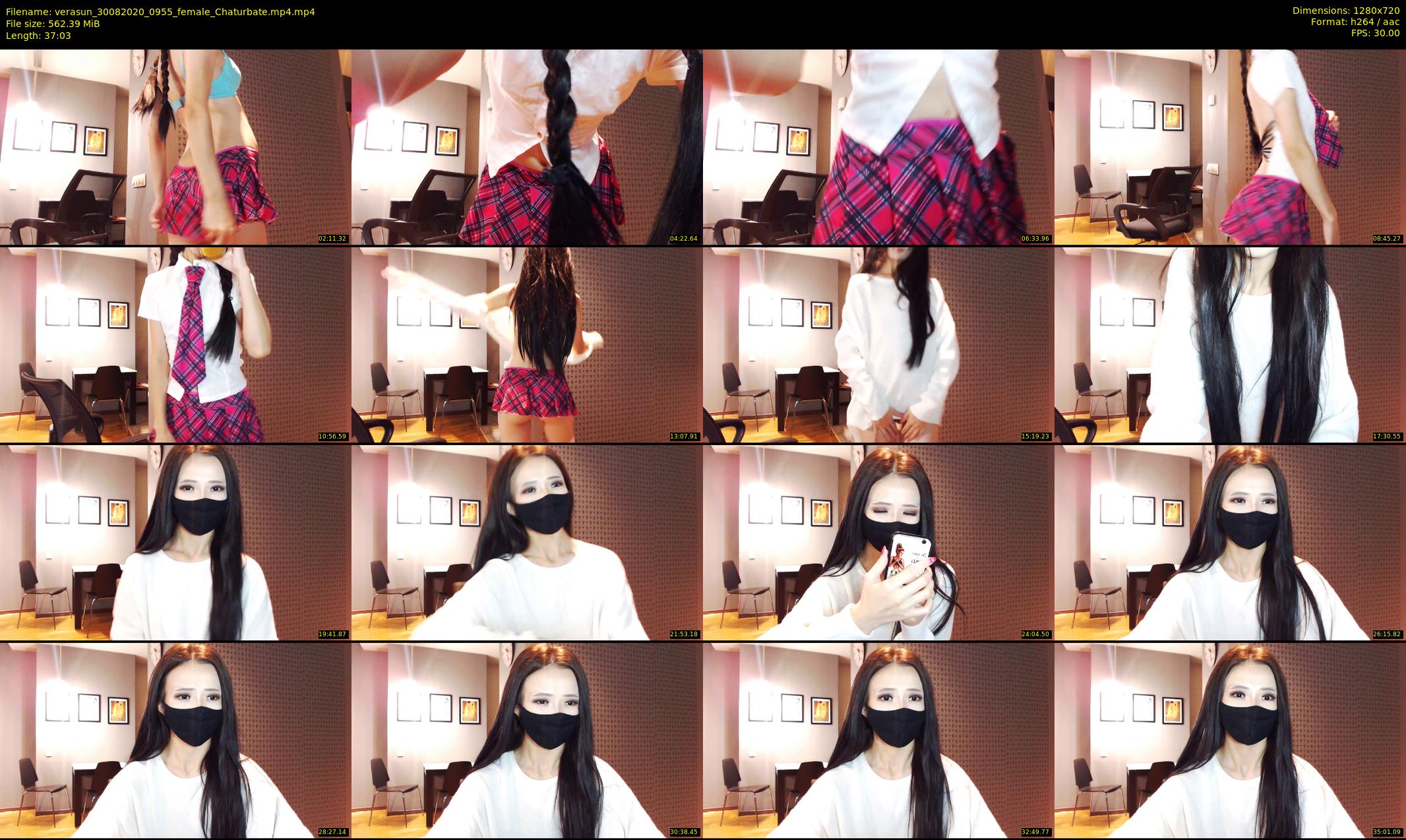verasun — 38 minute Chaturbate female cam show recording, 720p, Aug 30, 2020