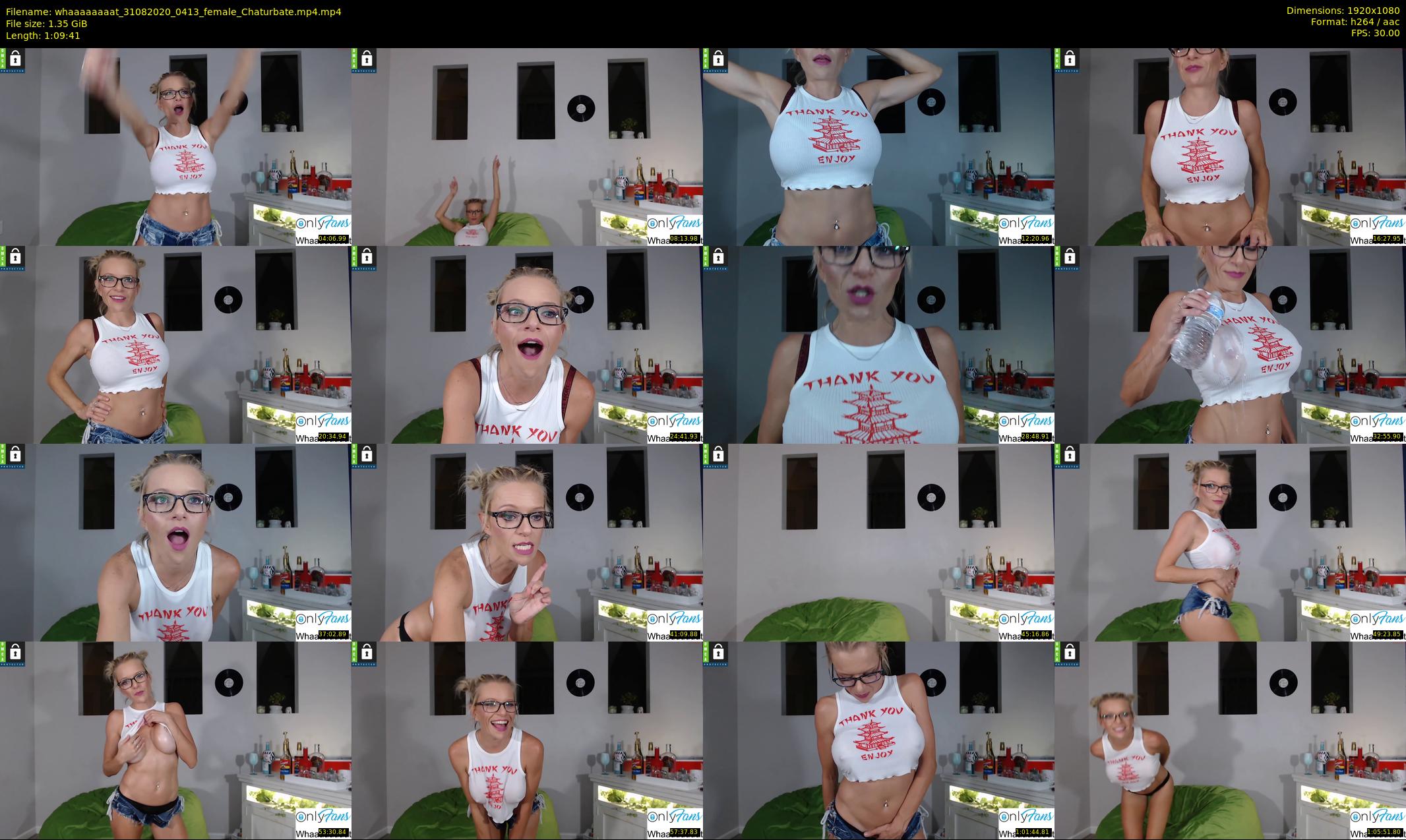 whaaaaaaaat — 70 minute Chaturbate couple cam show recording, 1080p, Aug 31, 2020