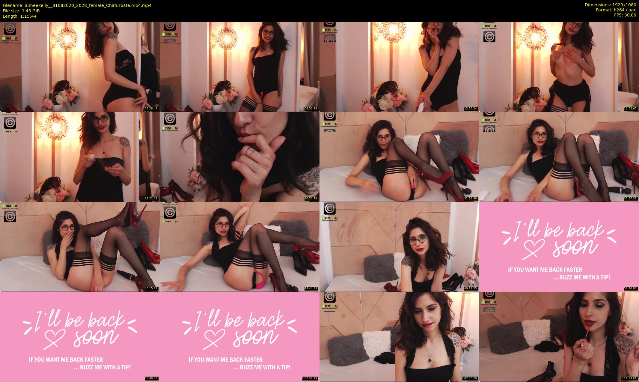 aimeekelly_ — 76 minute Chaturbate female cam show recording, 1080p, Aug 31, 2020