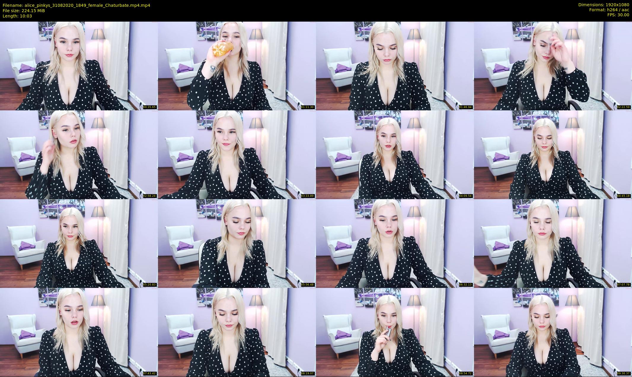 alice_pinkys — 11 minute Chaturbate female cam show recording, 1080p, Aug 31, 2020