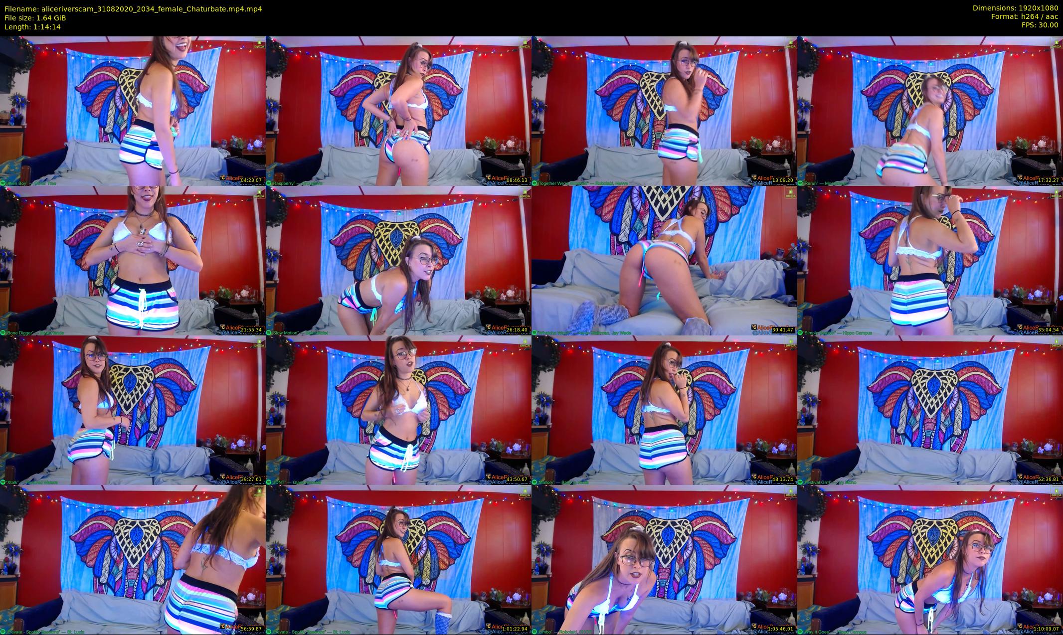 aliceriverscam — 75 minute Chaturbate female cam show recording, 1080p, Aug 31, 2020