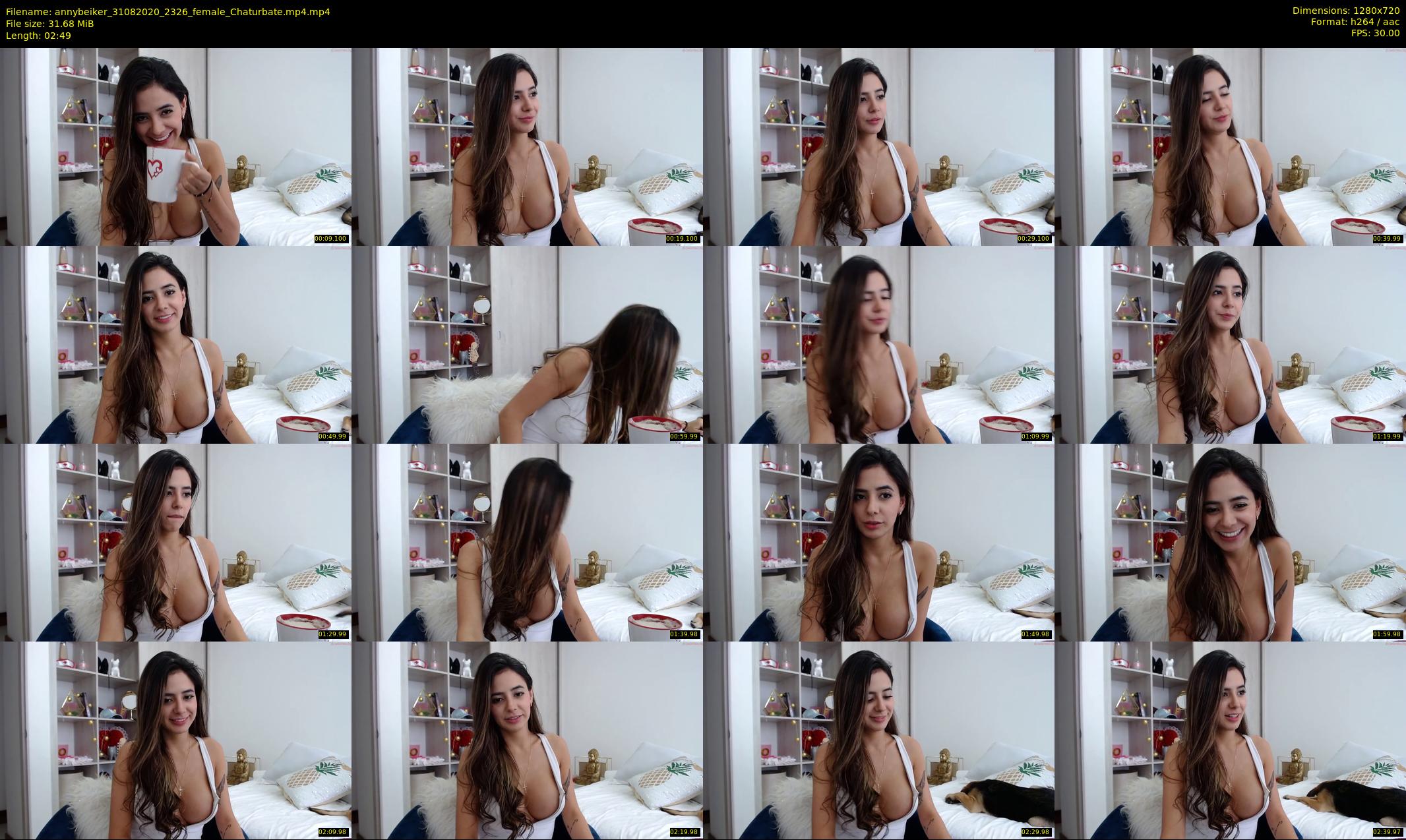 annybeiker — 3 minute Chaturbate female cam show recording, 720p, Aug 31, 2020