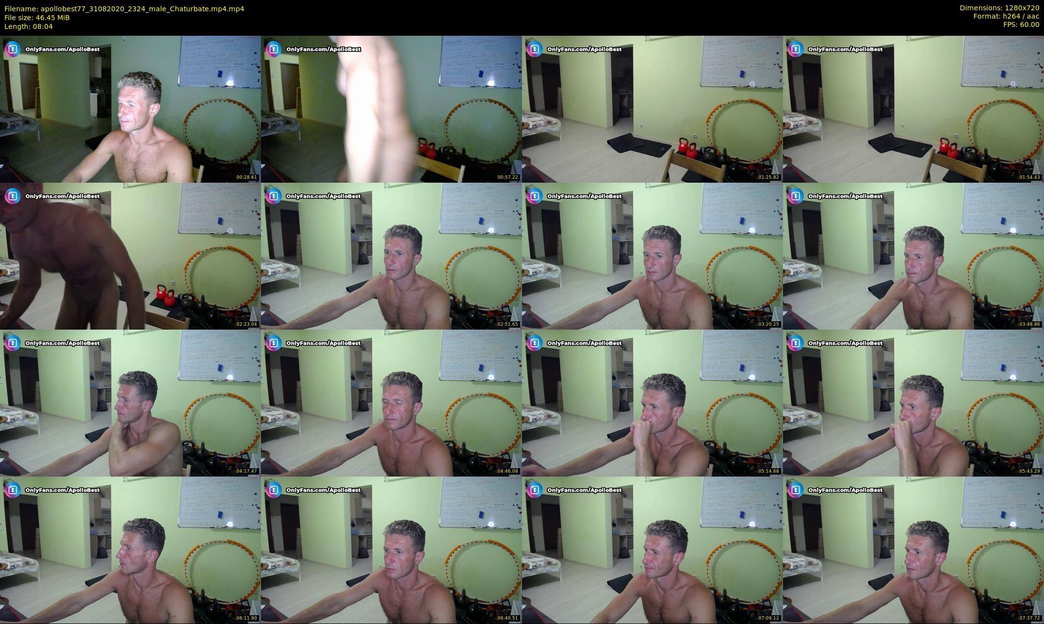 apollobest77 — 9 minute Chaturbate male cam show recording, 720p, Aug 31, 2020