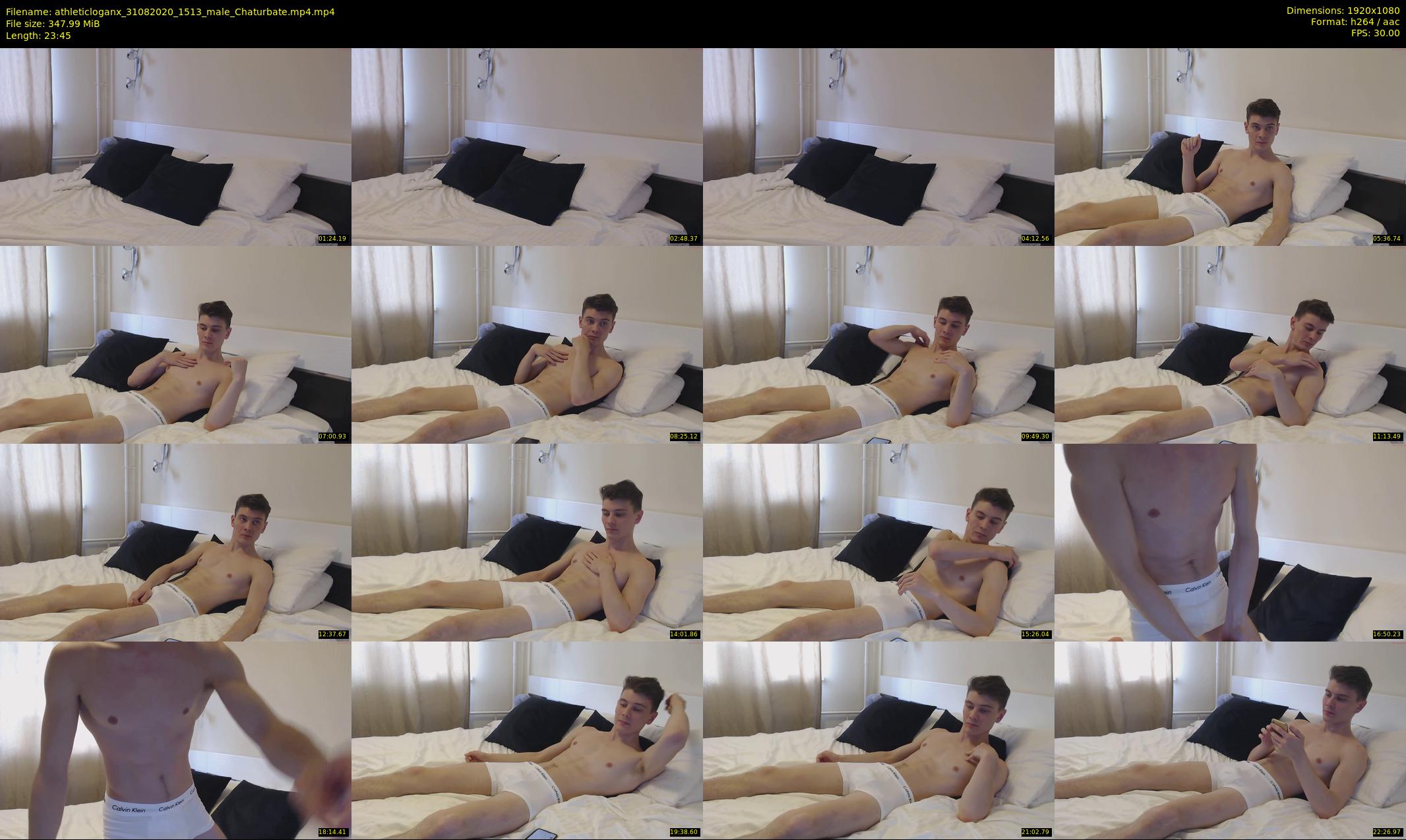 athleticloganx — 24 minute Chaturbate male cam show recording, 1080p, Aug 31, 2020