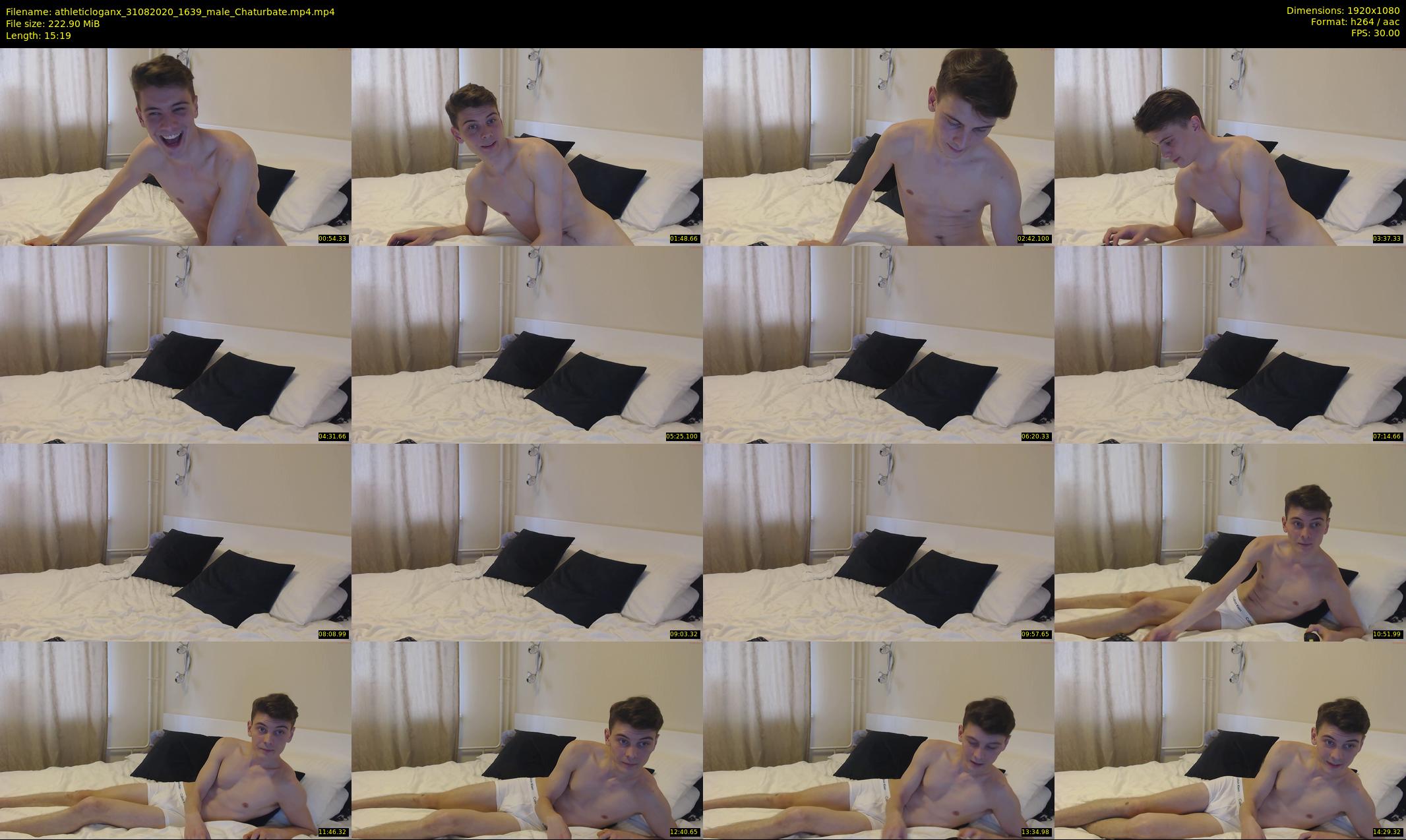 athleticloganx — 16 minute Chaturbate male cam show recording, 1080p, Aug 31, 2020