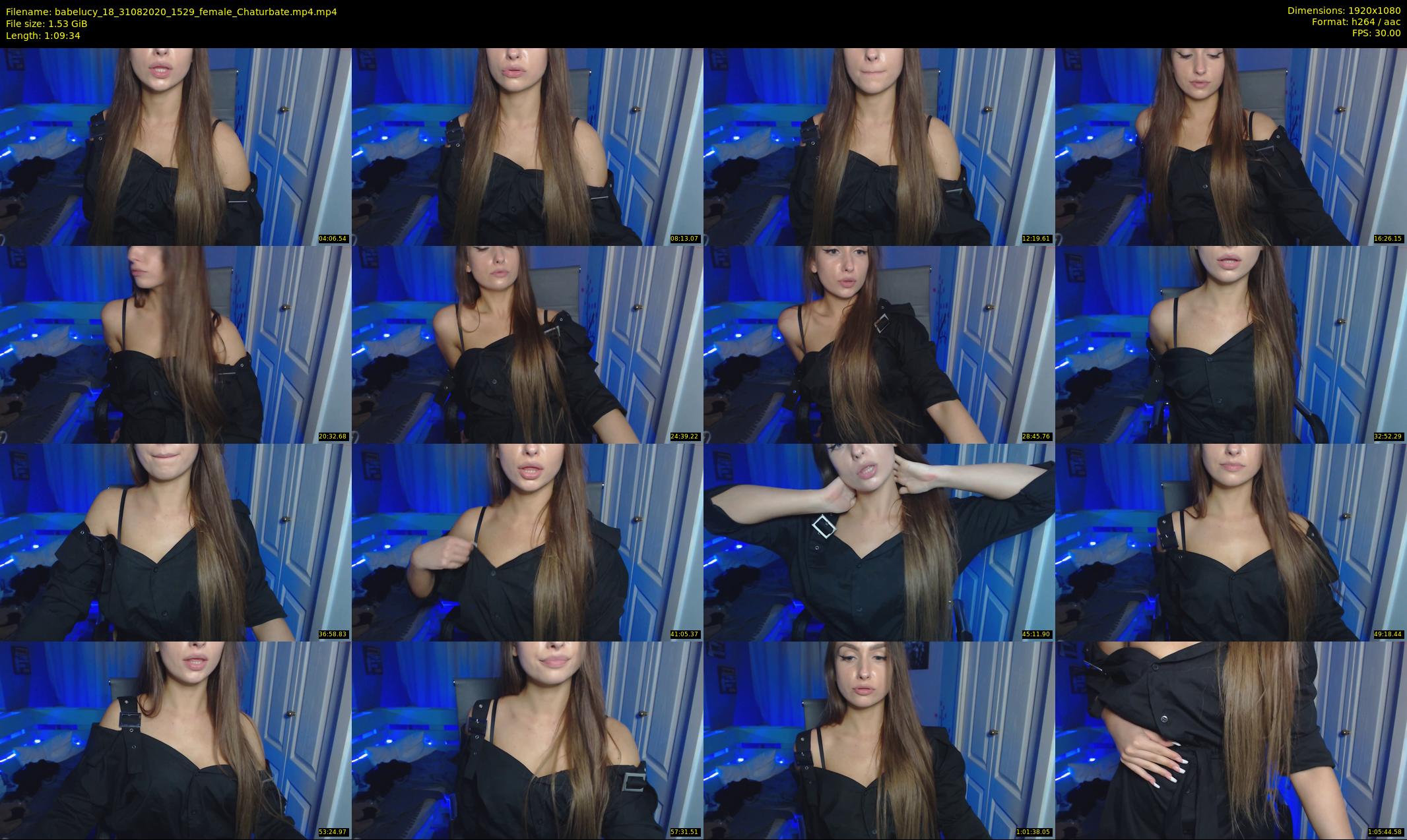 babelucy_18 — 70 minute Chaturbate female cam show recording, 1080p, Aug 31, 2020