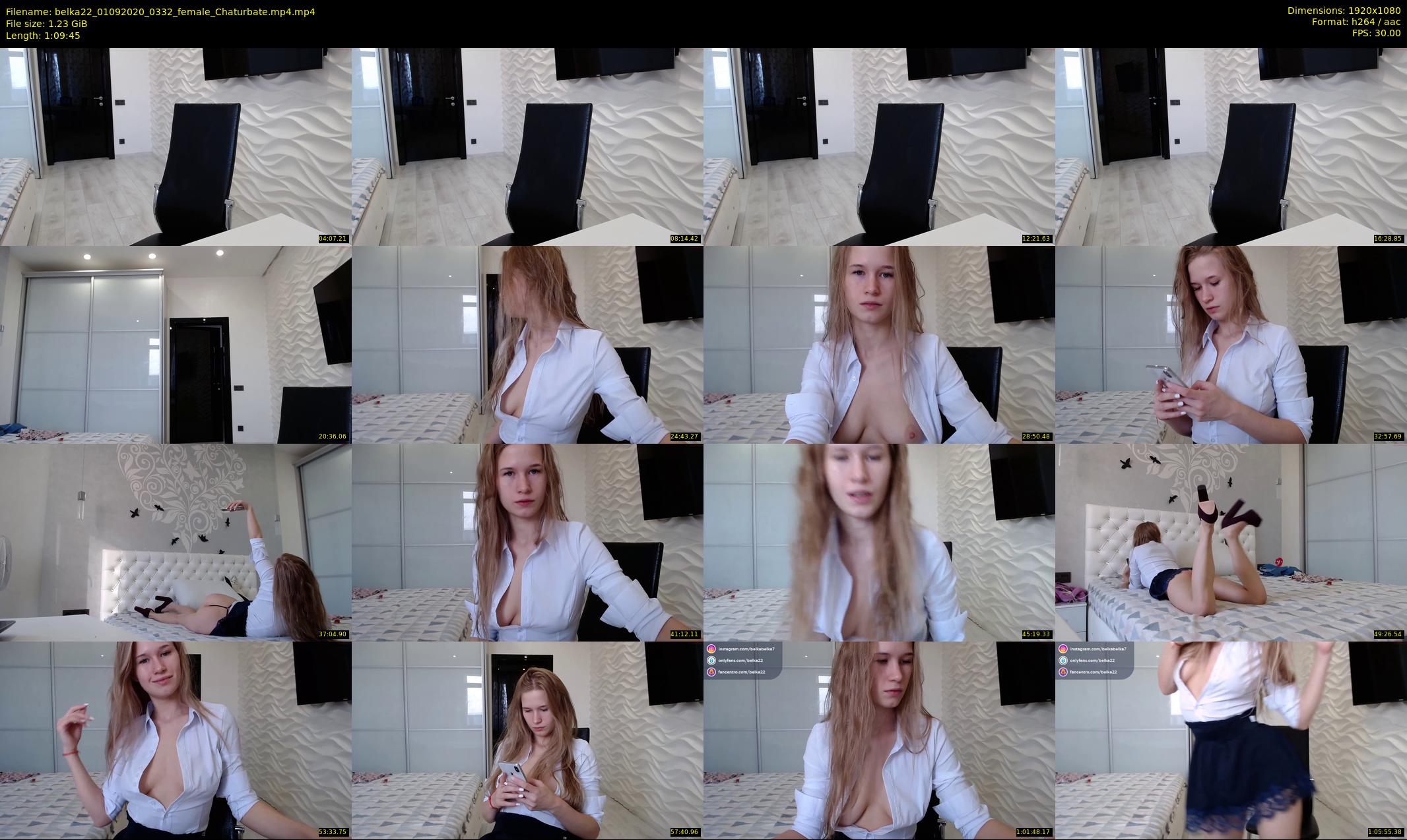 belka22 — 70 minute Chaturbate female cam show recording, 1080p, Sep 1, 2020