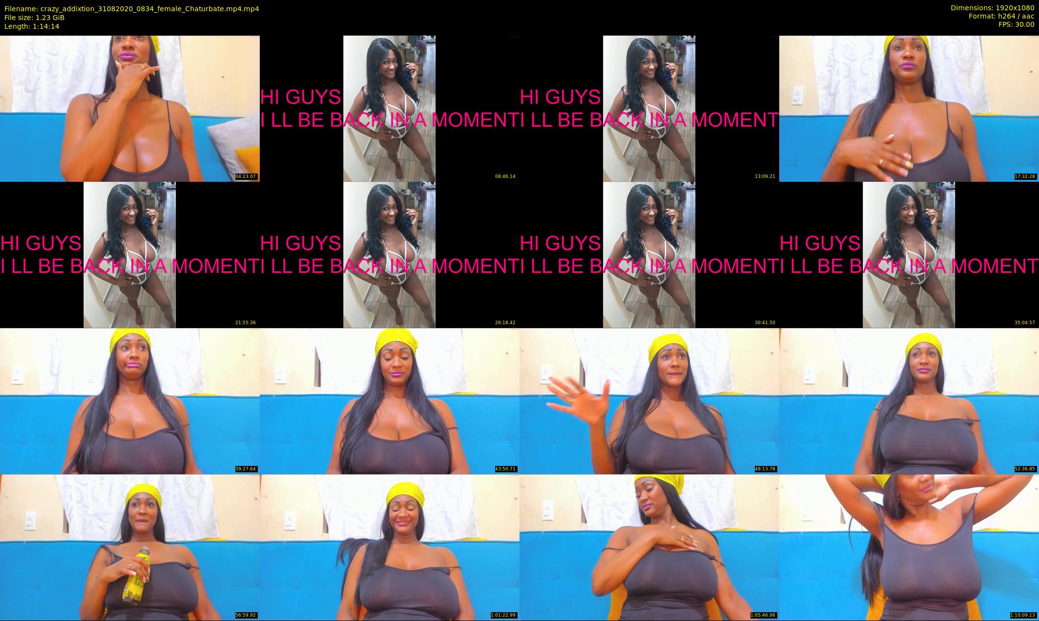 crazy_addixtion — 75 minute Chaturbate female cam show recording, 1080p, Aug 31, 2020