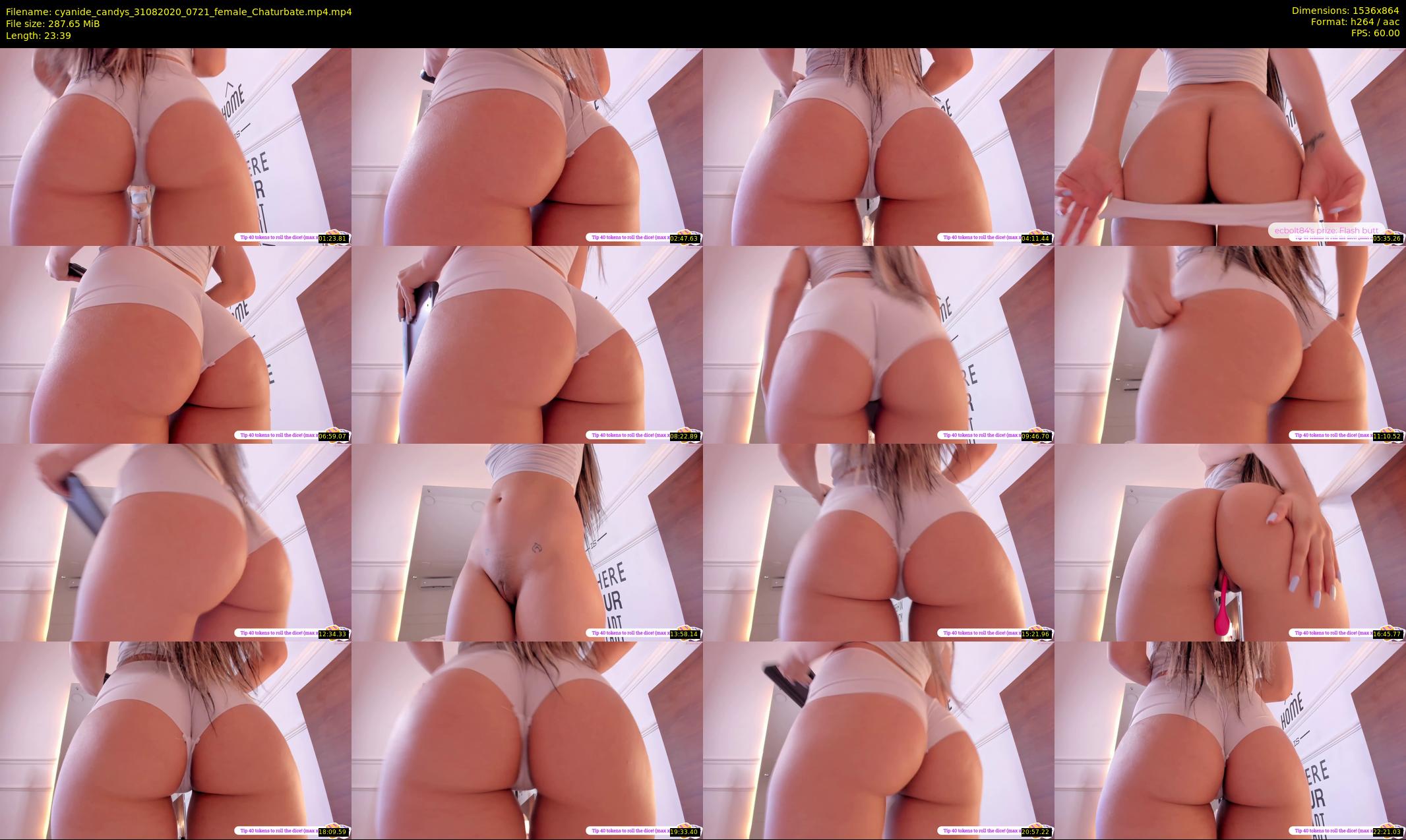cyanide_candys — 24 minute Chaturbate female cam show recording, 720p, Aug 31, 2020