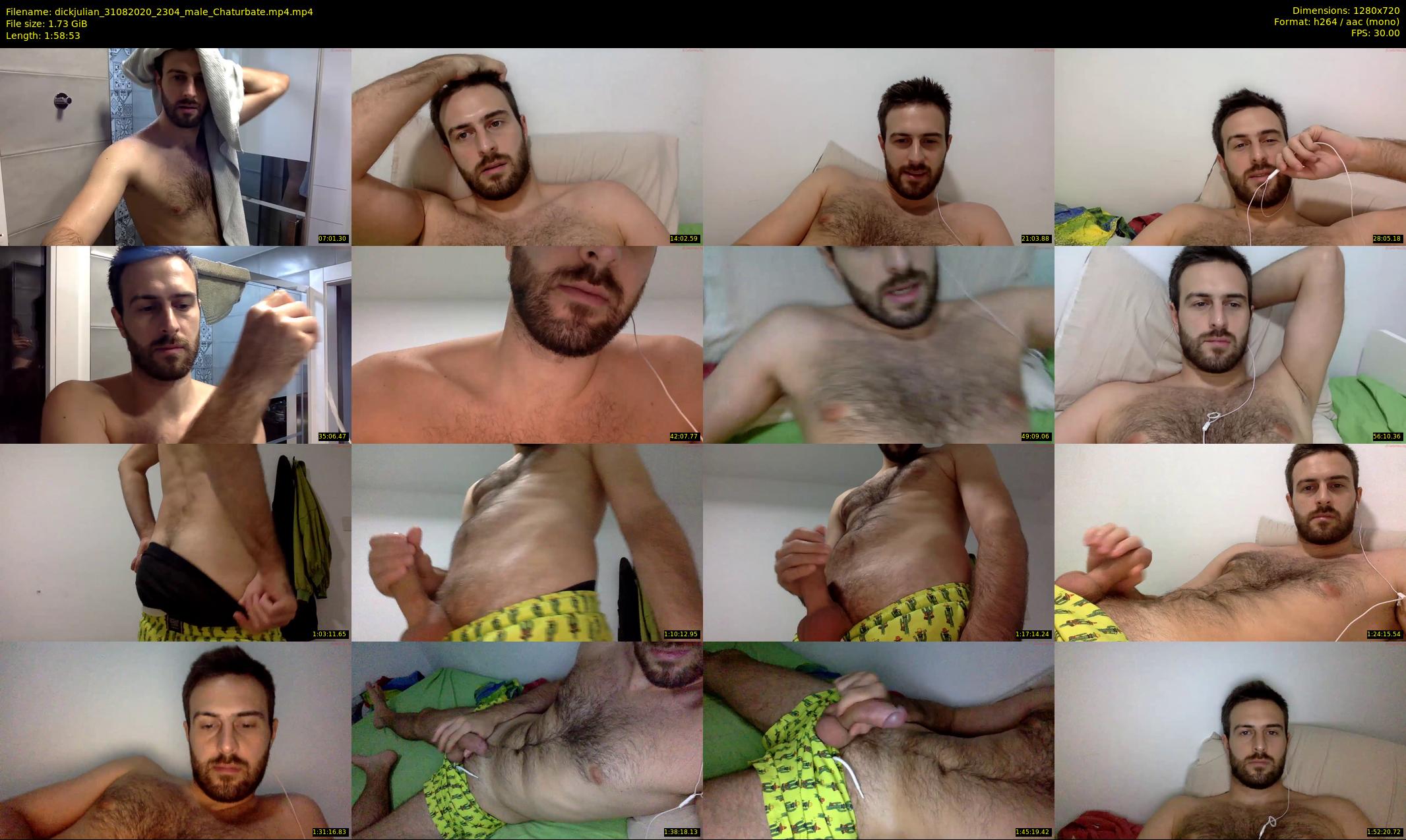 dickjulian — 119 minute Chaturbate male cam show recording, 720p, Aug 31, 2020