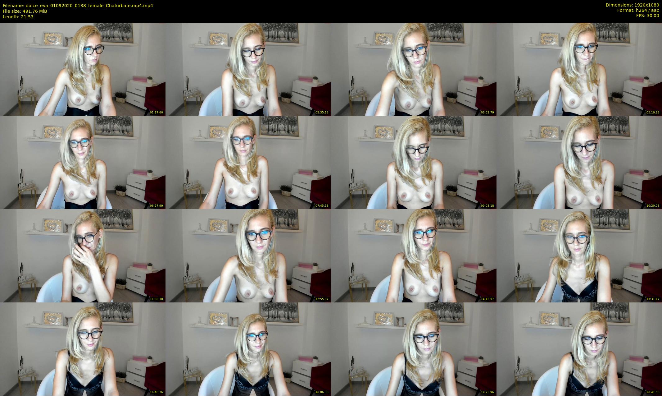 dolce_eva — 22 minute Chaturbate female cam show recording, 1080p, Sep 1, 2020