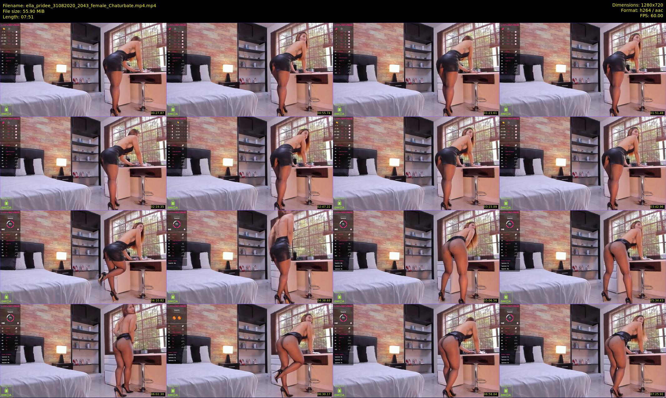 ella_pridee — 8 minute Chaturbate female cam show recording, 720p, Aug 31, 2020