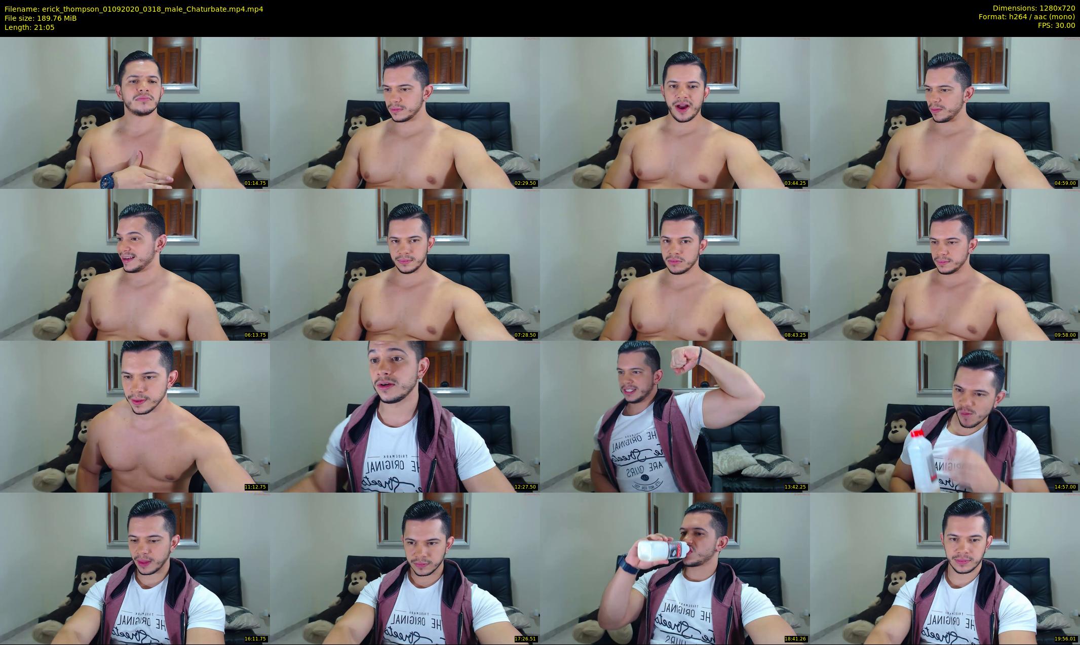 erick_thompson — 22 minute Chaturbate male cam show recording, 720p, Sep 1, 2020