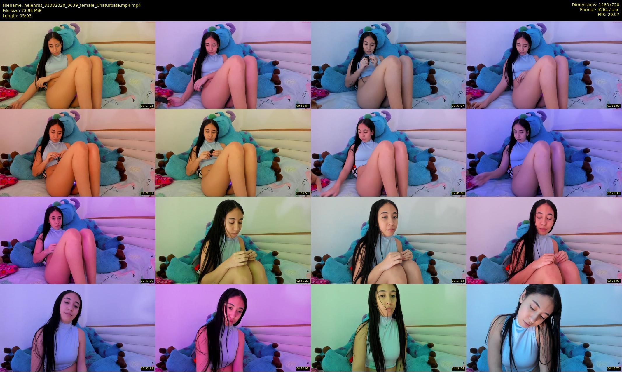 helenrus — 6 minute Chaturbate female cam show recording, 720p, Aug 31, 2020