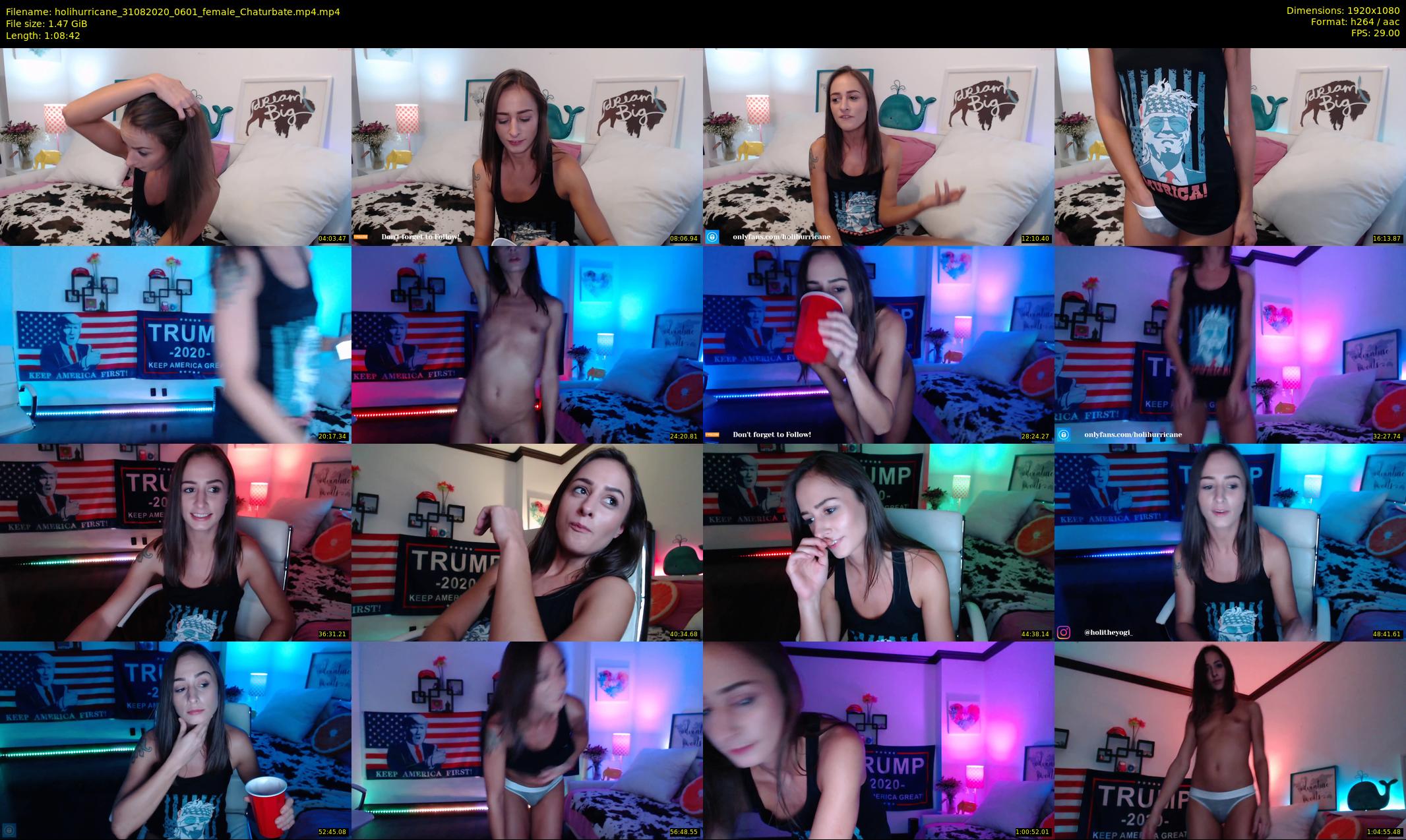 holihurricane — 69 minute Chaturbate female cam show recording, 1080p, Aug 31, 2020