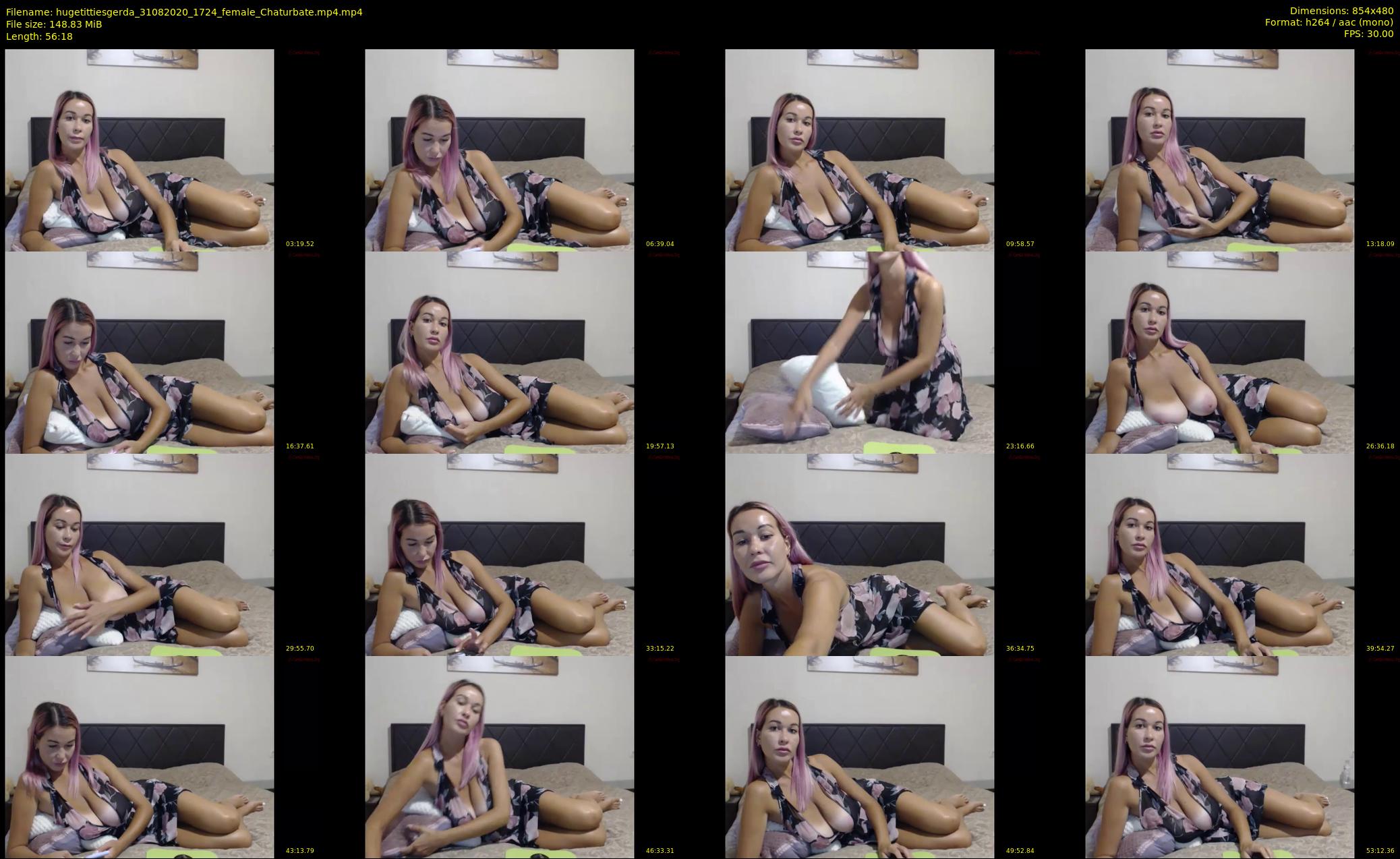 hugetittiesgerda — 57 minute Chaturbate female cam show recording, 480p, Aug 31, 2020