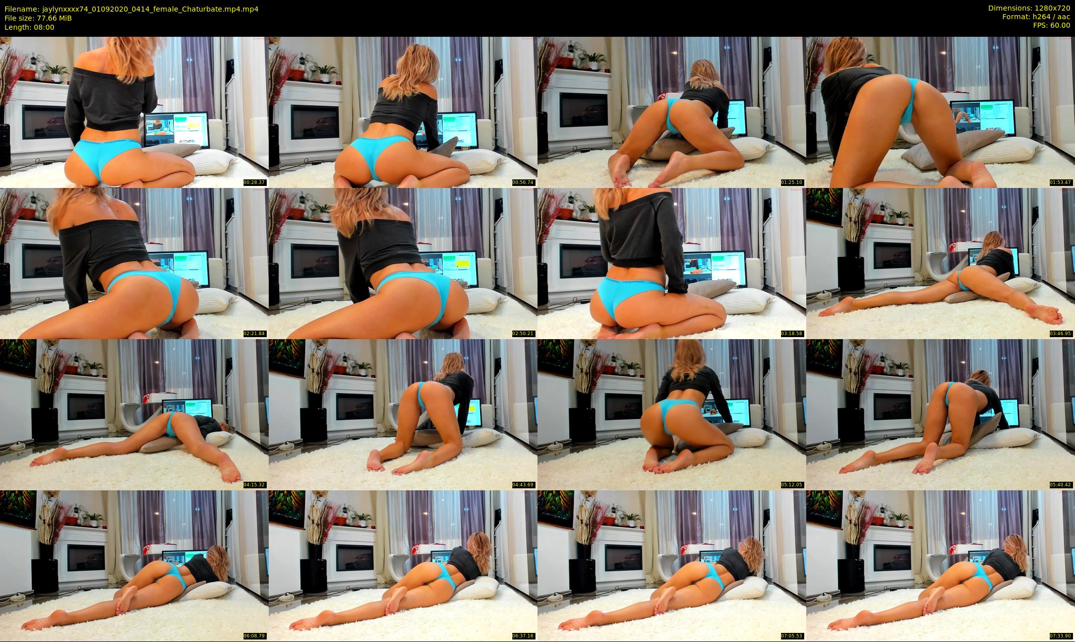 jaylynxxxx74 — 8 minute Chaturbate female cam show recording, 720p, Sep 1, 2020