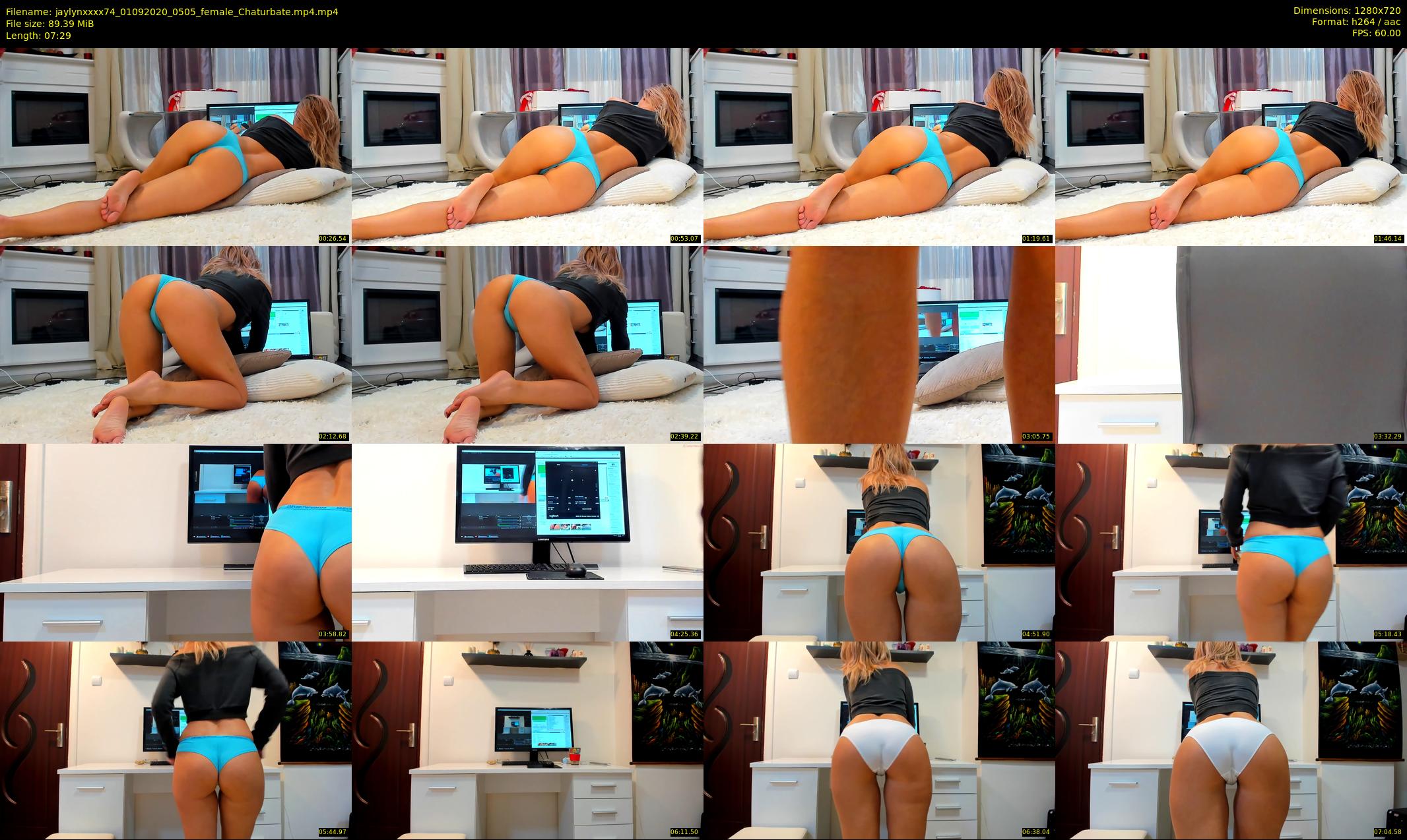 jaylynxxxx74 — 8 minute Chaturbate female cam show recording, 720p, Sep 1, 2020