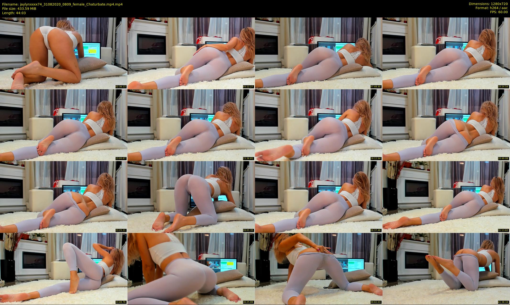 jaylynxxxx74 — 45 minute Chaturbate female cam show recording, 720p, Aug 31, 2020
