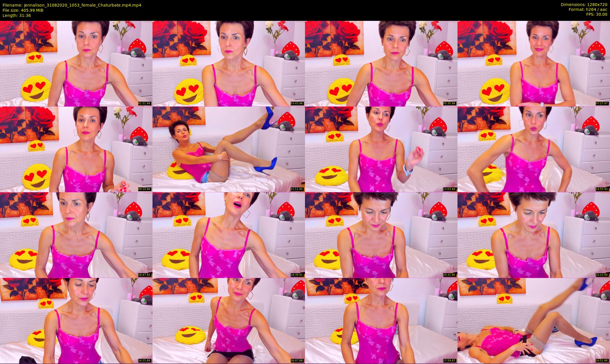 jennalison — 32 minute Chaturbate female cam show recording, 720p, Aug 31, 2020