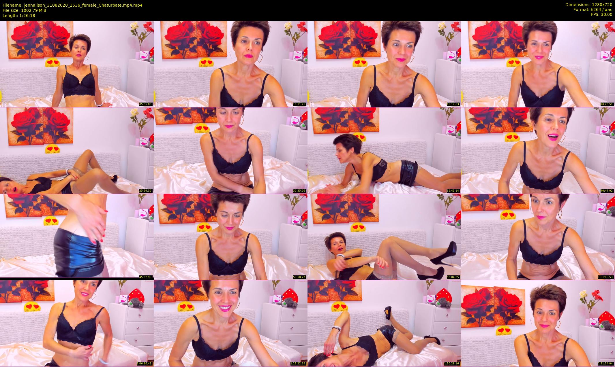 jennalison — 87 minute Chaturbate female cam show recording, 720p, Aug 31, 2020