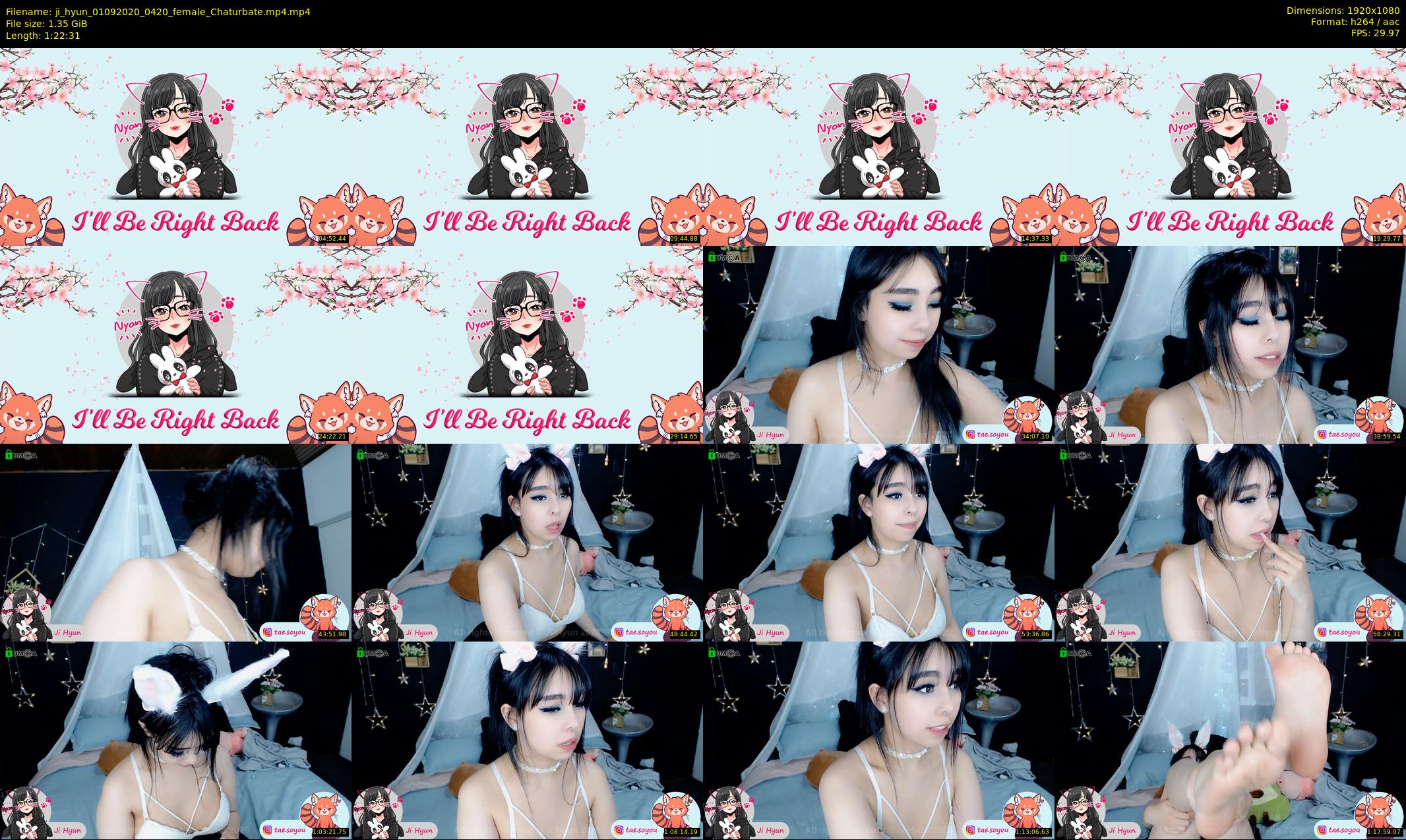 ji_hyun — 83 minute Chaturbate female cam show recording, 1080p, Sep 1, 2020