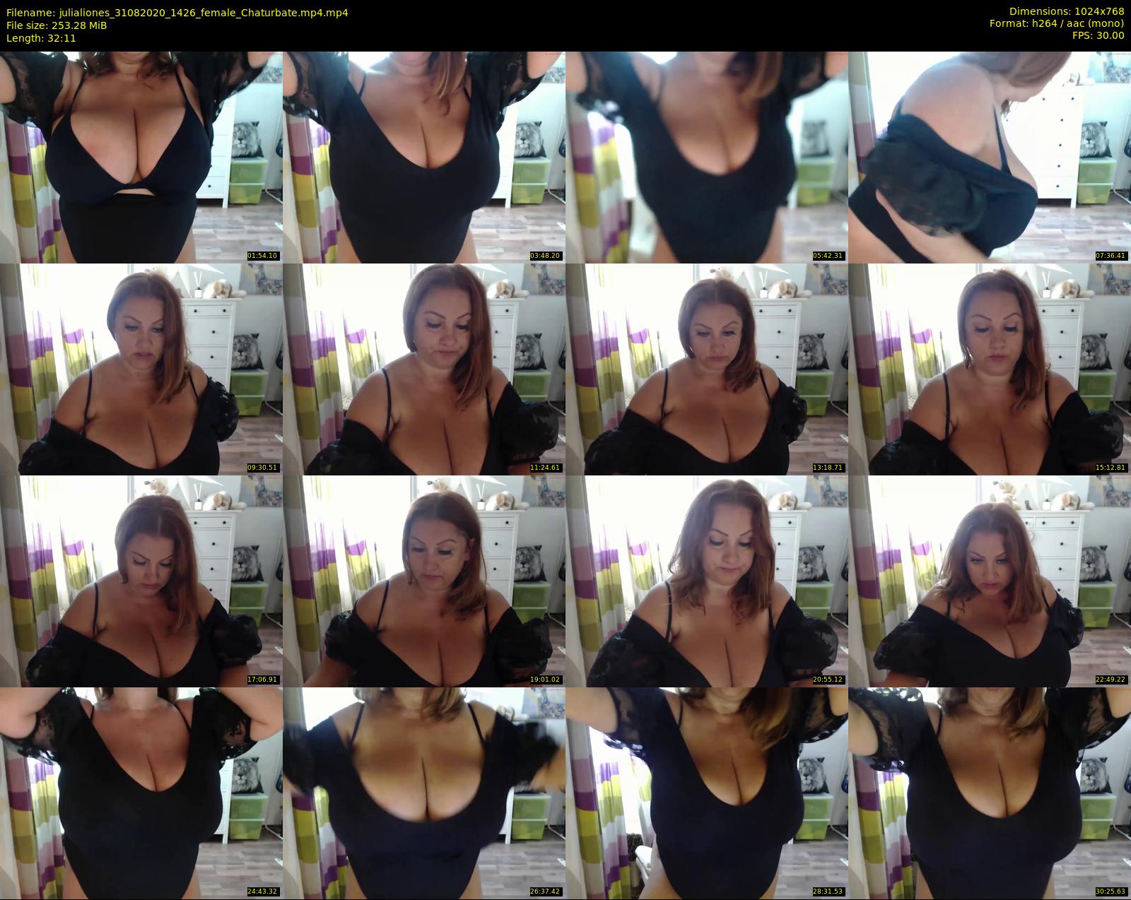 julialiones — 33 minute Chaturbate female cam show recording, 720p, Aug 31, 2020