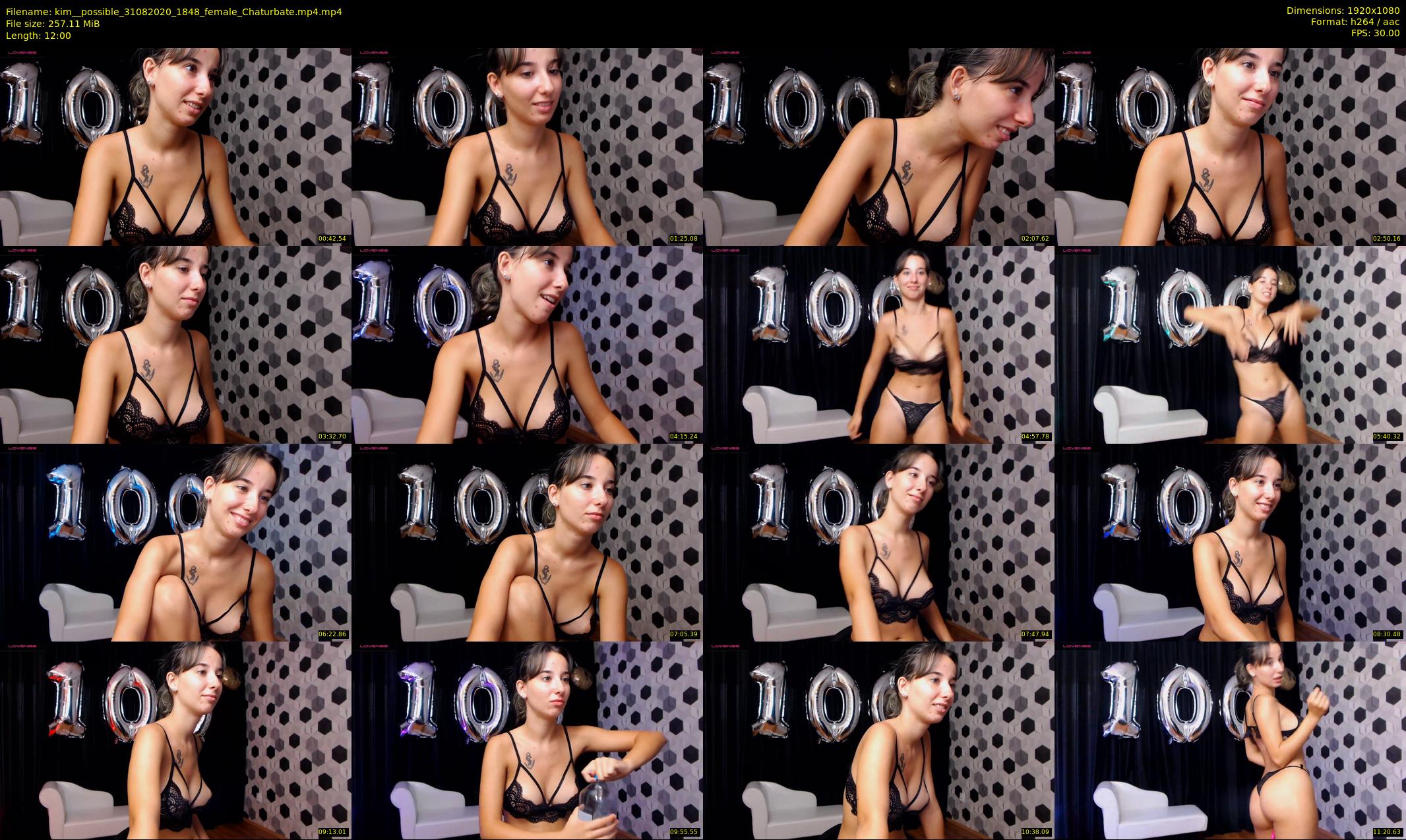 kim__possible — 12 minute Chaturbate female cam show recording, 1080p, Aug 31, 2020
