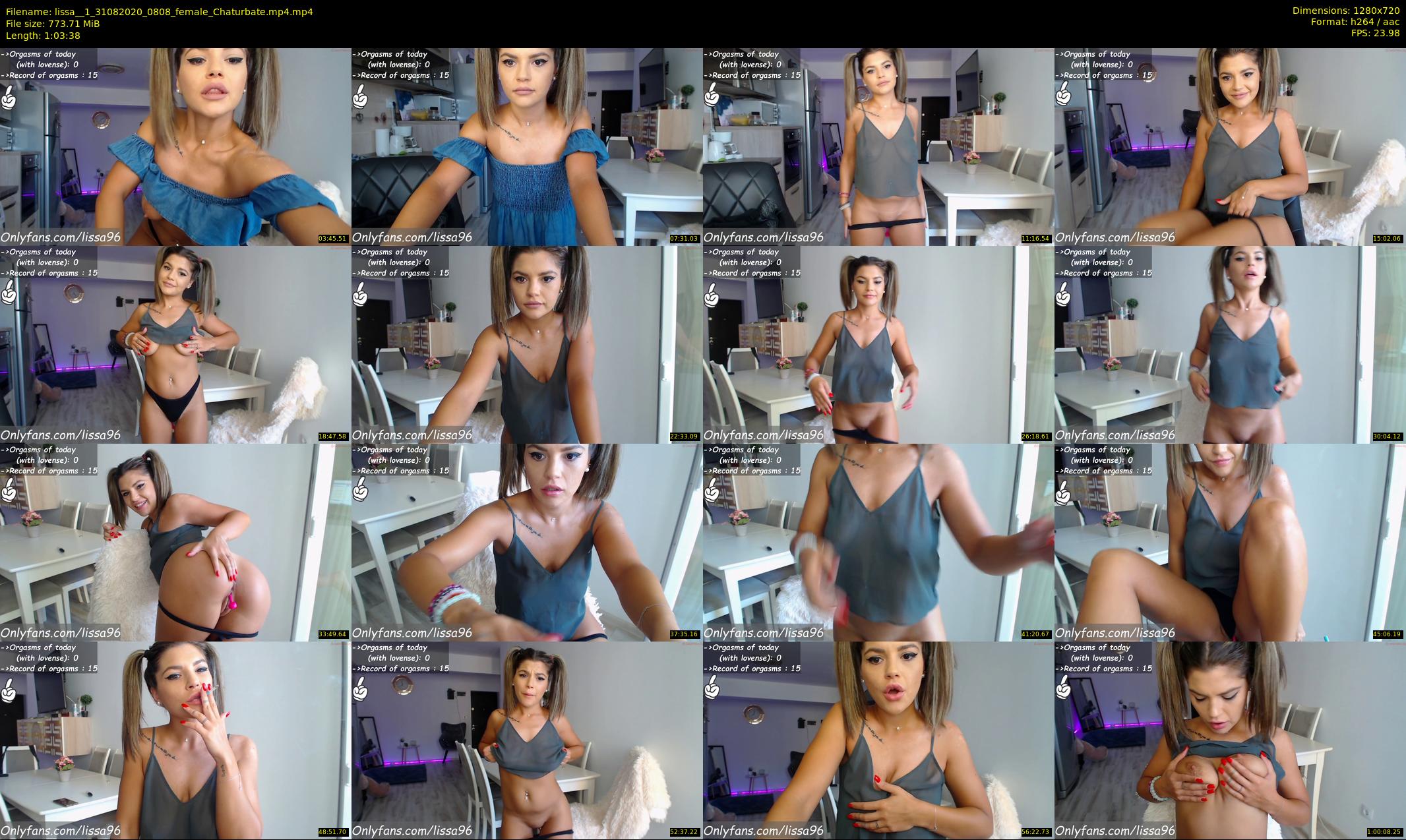 lissa__1 — 64 minute Chaturbate female cam show recording, 720p, Aug 31, 2020