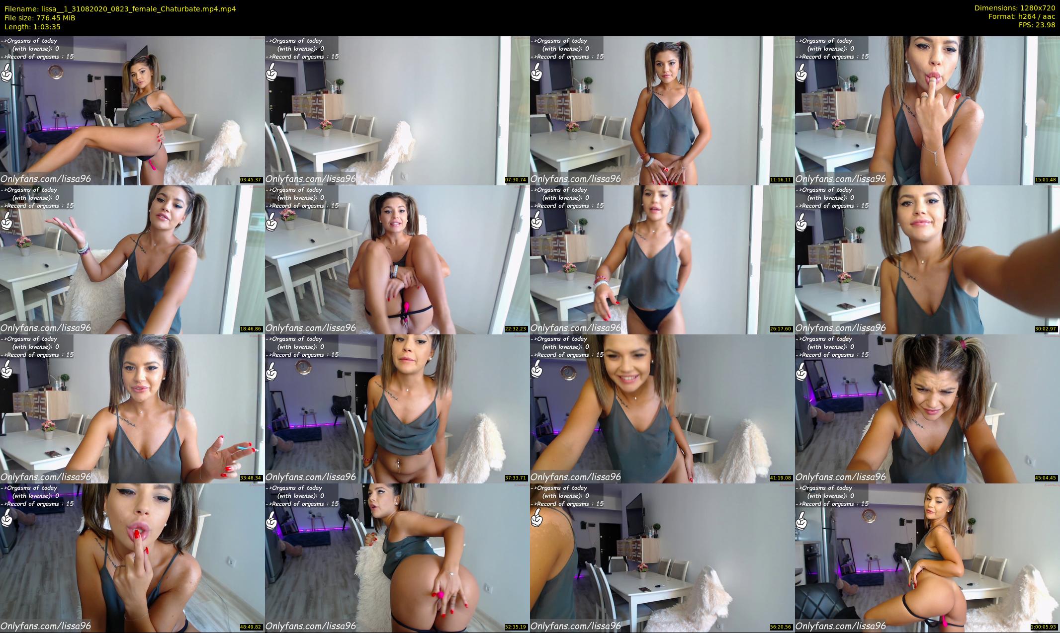 lissa__1 — 64 minute Chaturbate female cam show recording, 720p, Aug 31, 2020