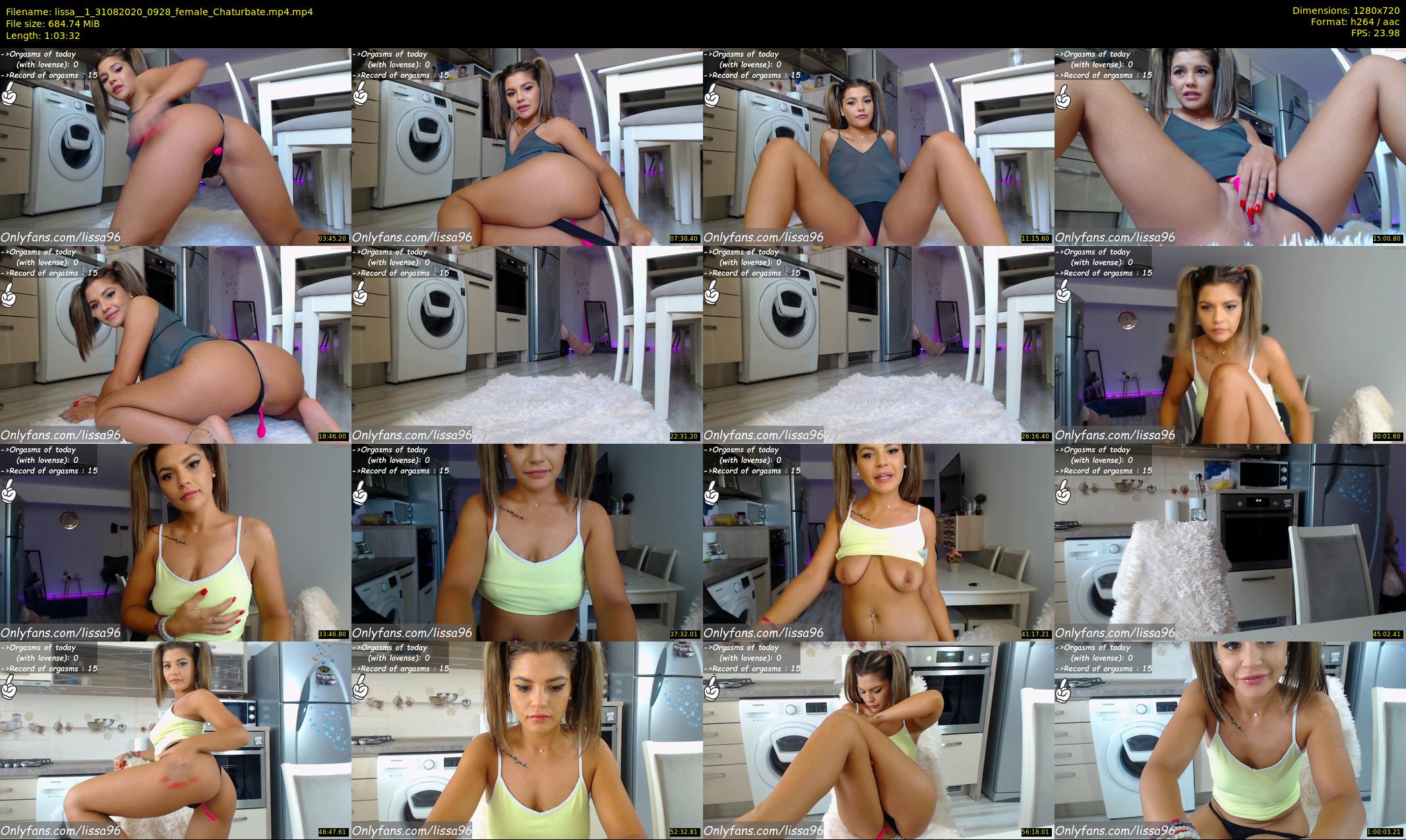lissa__1 — 64 minute Chaturbate female cam show recording, 720p, Aug 31, 2020