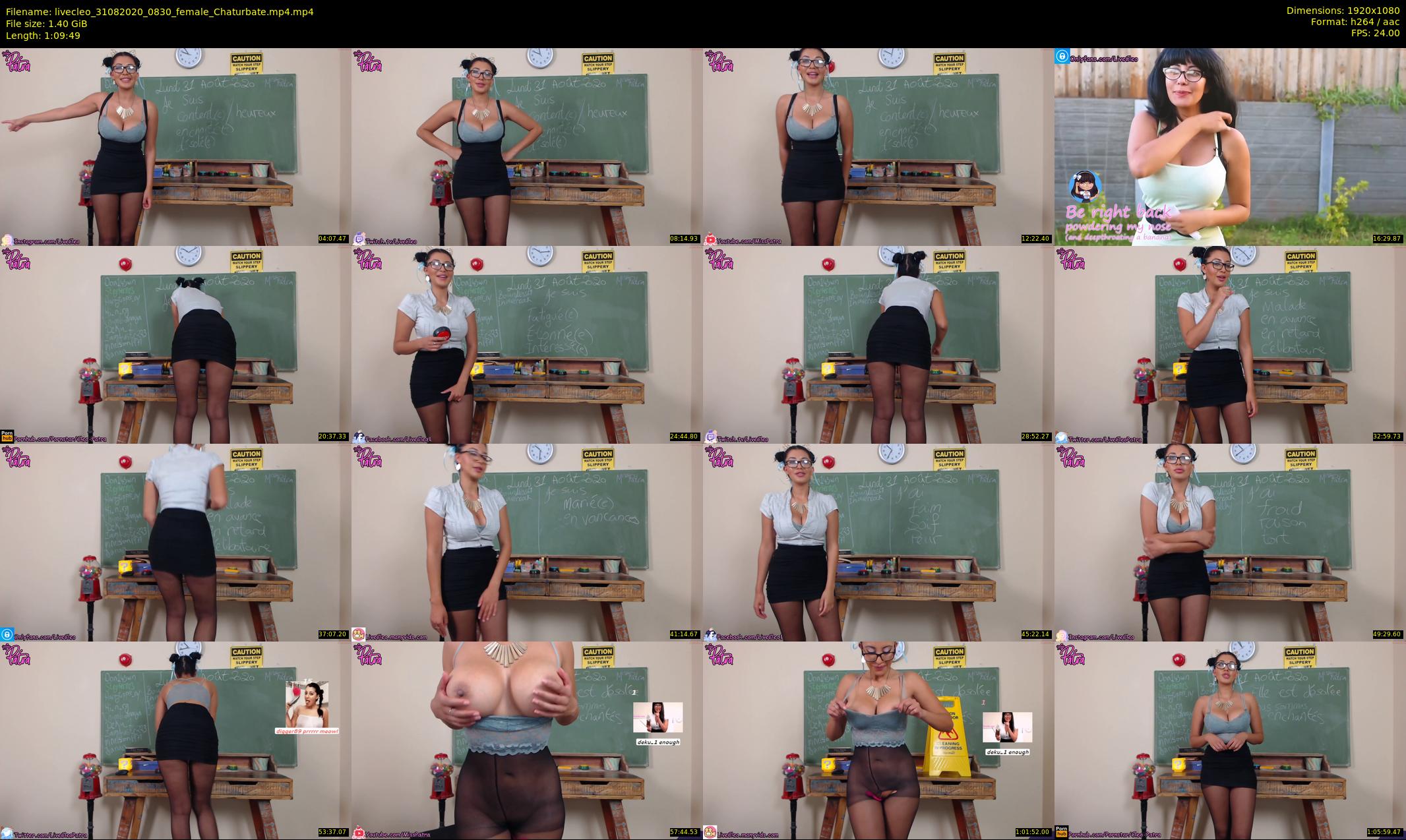 livecleo — 70 minute Chaturbate female cam show recording, 1080p, Aug 31, 2020