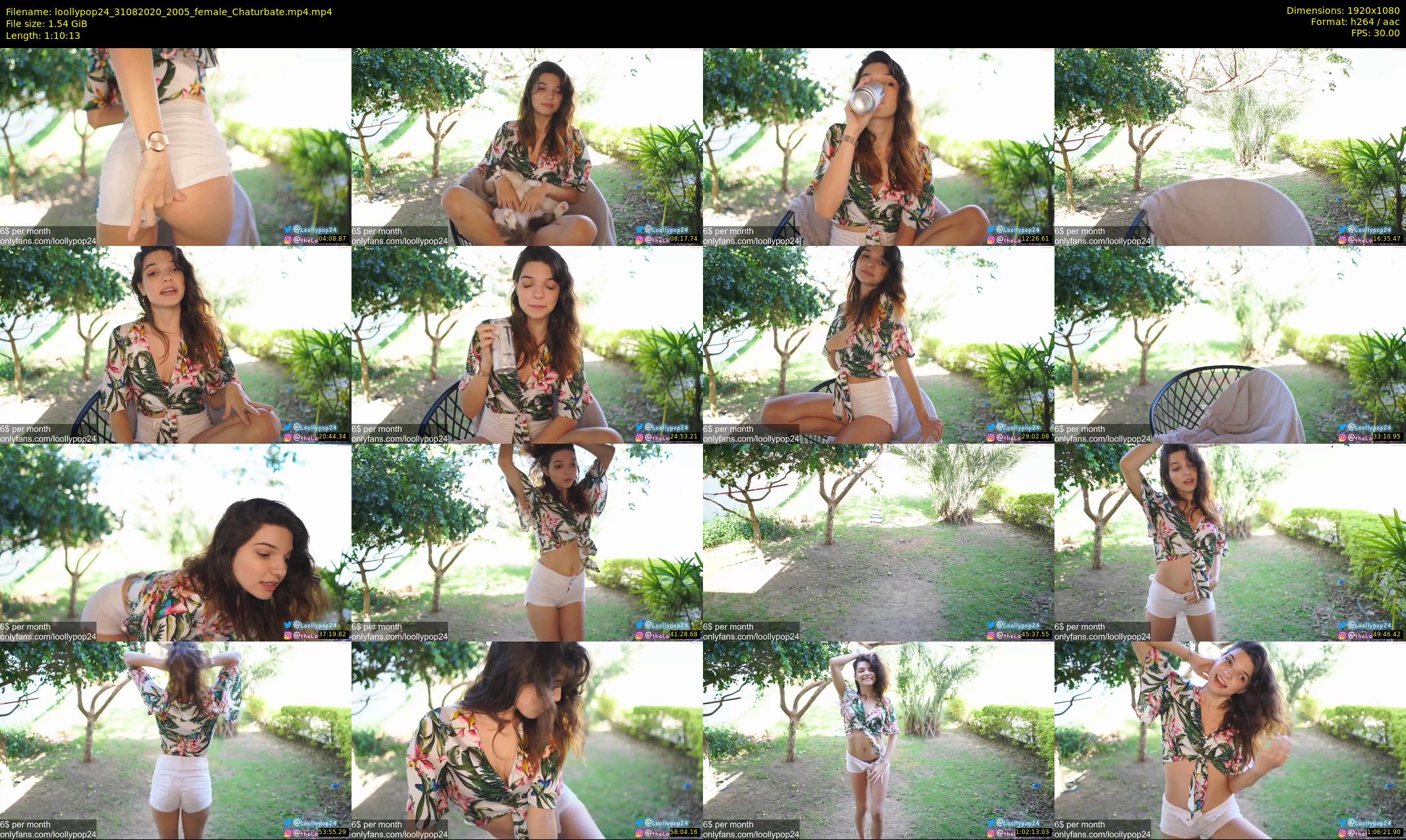loollypop24 — 71 minute Chaturbate female cam show recording, 1080p, Aug 31, 2020