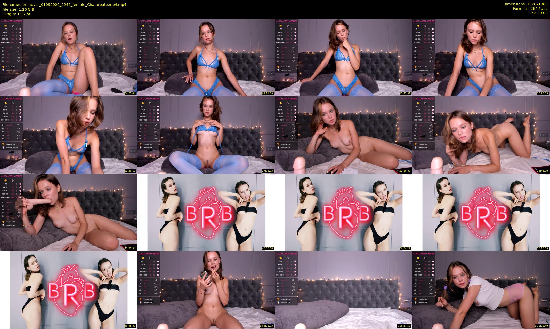 lornadyer — 78 minute Chaturbate female cam show recording, 1080p, Sep 1, 2020