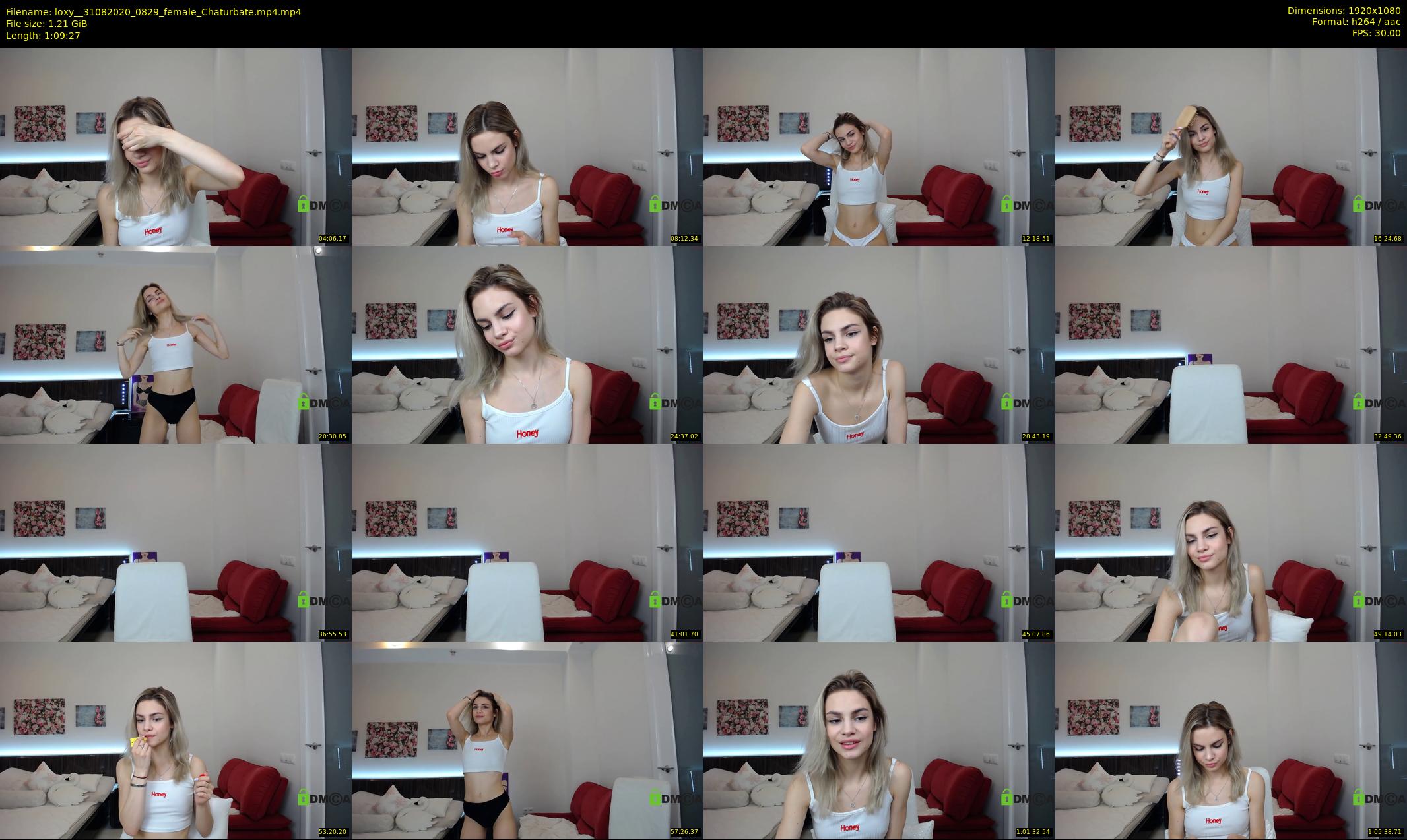 loxy_ — 70 minute Chaturbate female cam show recording, 1080p, Aug 31, 2020