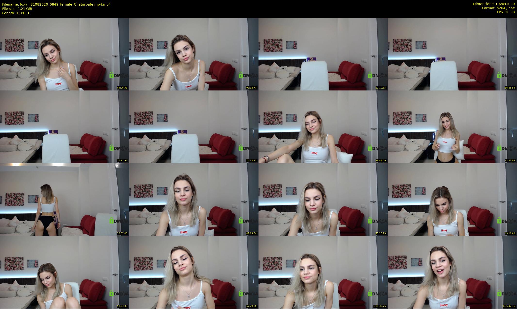loxy_ — 70 minute Chaturbate female cam show recording, 1080p, Aug 31, 2020