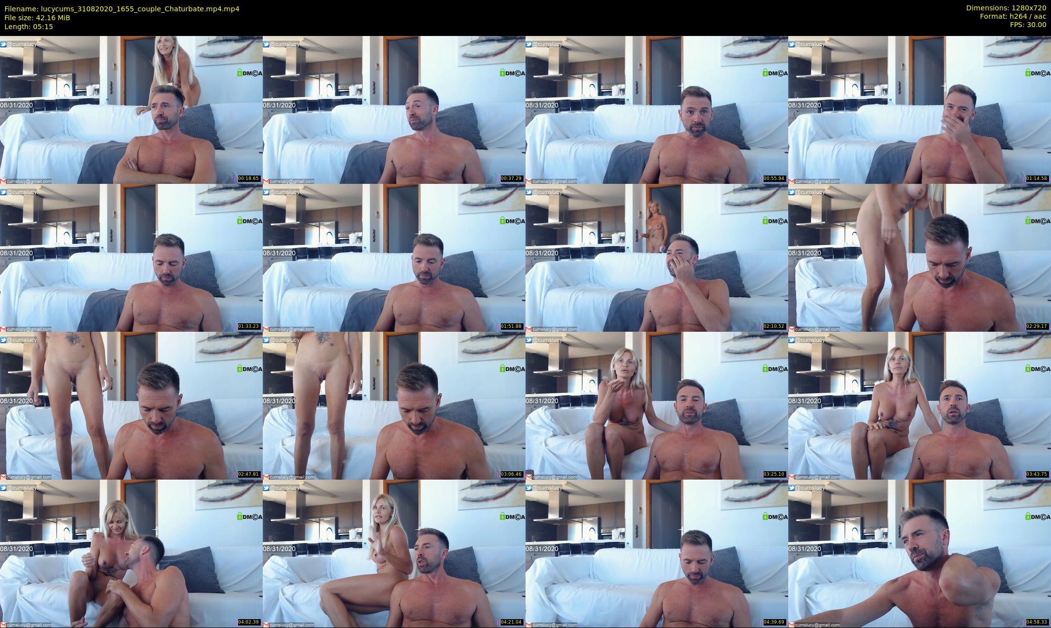 lucycums — 6 minute Chaturbate couple cam show recording, 720p, Aug 31, 2020