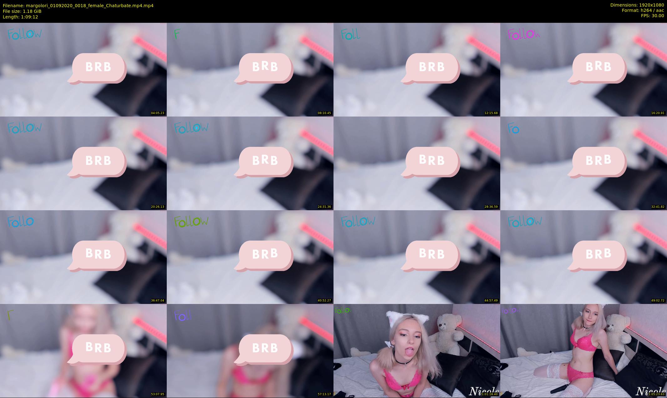 margolori — 70 minute Chaturbate couple cam show recording, 1080p, Sep 1, 2020