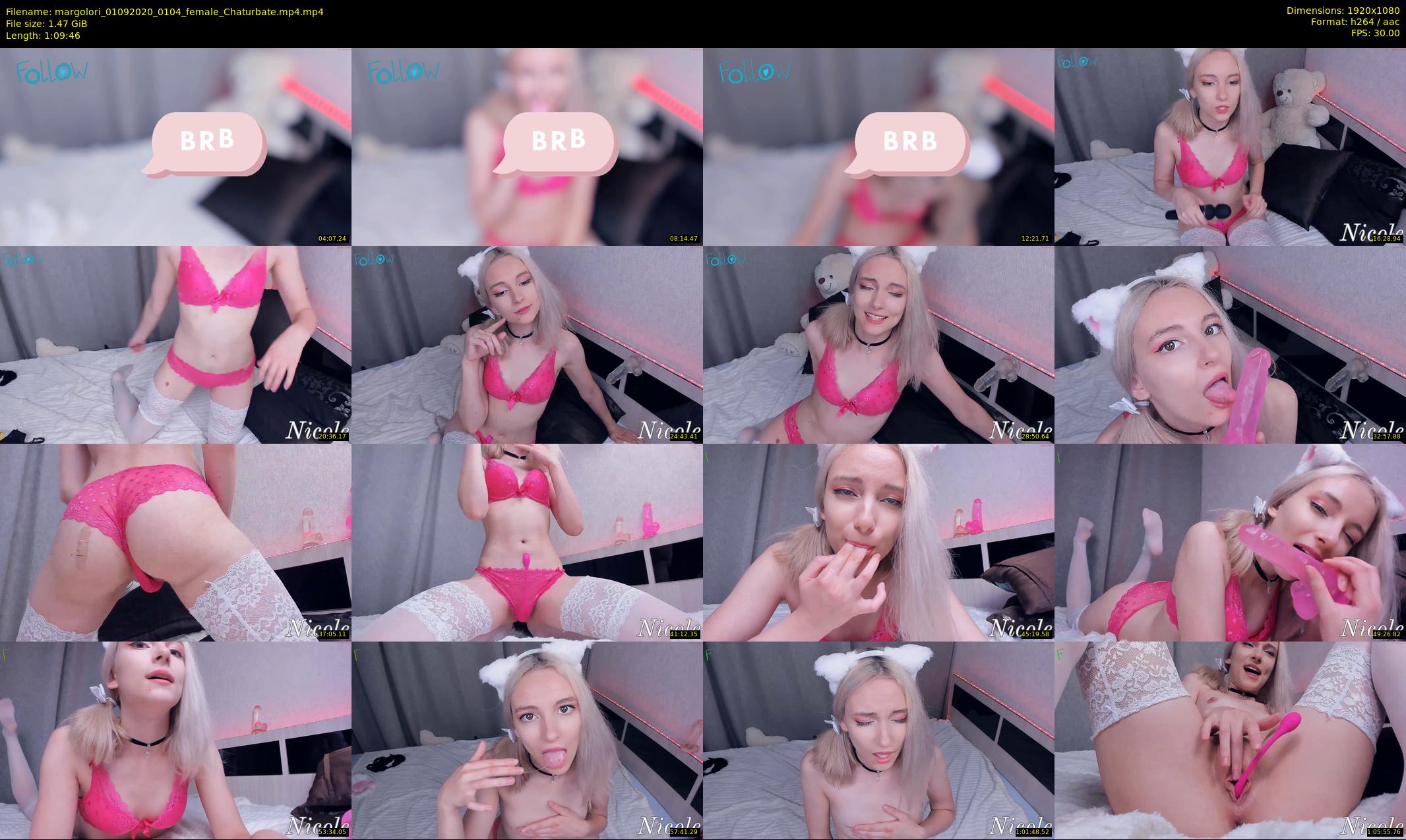margolori — 70 minute Chaturbate couple cam show recording, 1080p, Sep 1, 2020
