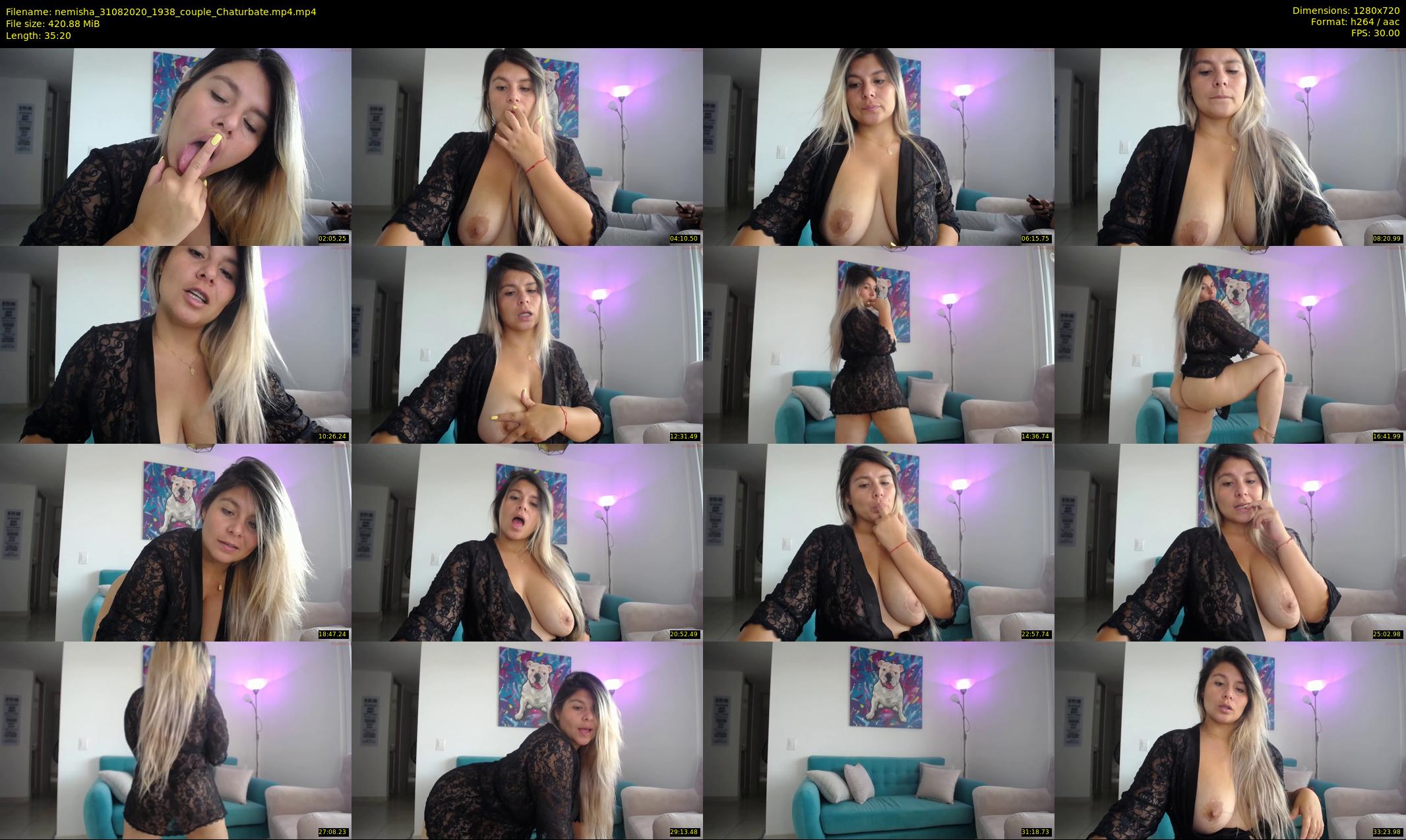 nemisha — 36 minute Chaturbate female cam show recording, 720p, Aug 31, 2020
