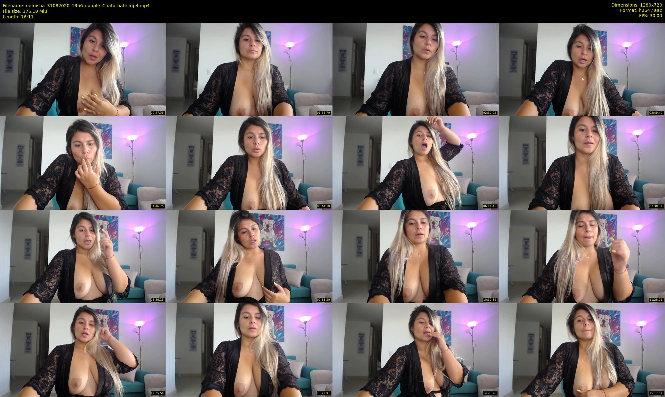 nemisha — 17 minute Chaturbate female cam show recording, 720p, Aug 31, 2020