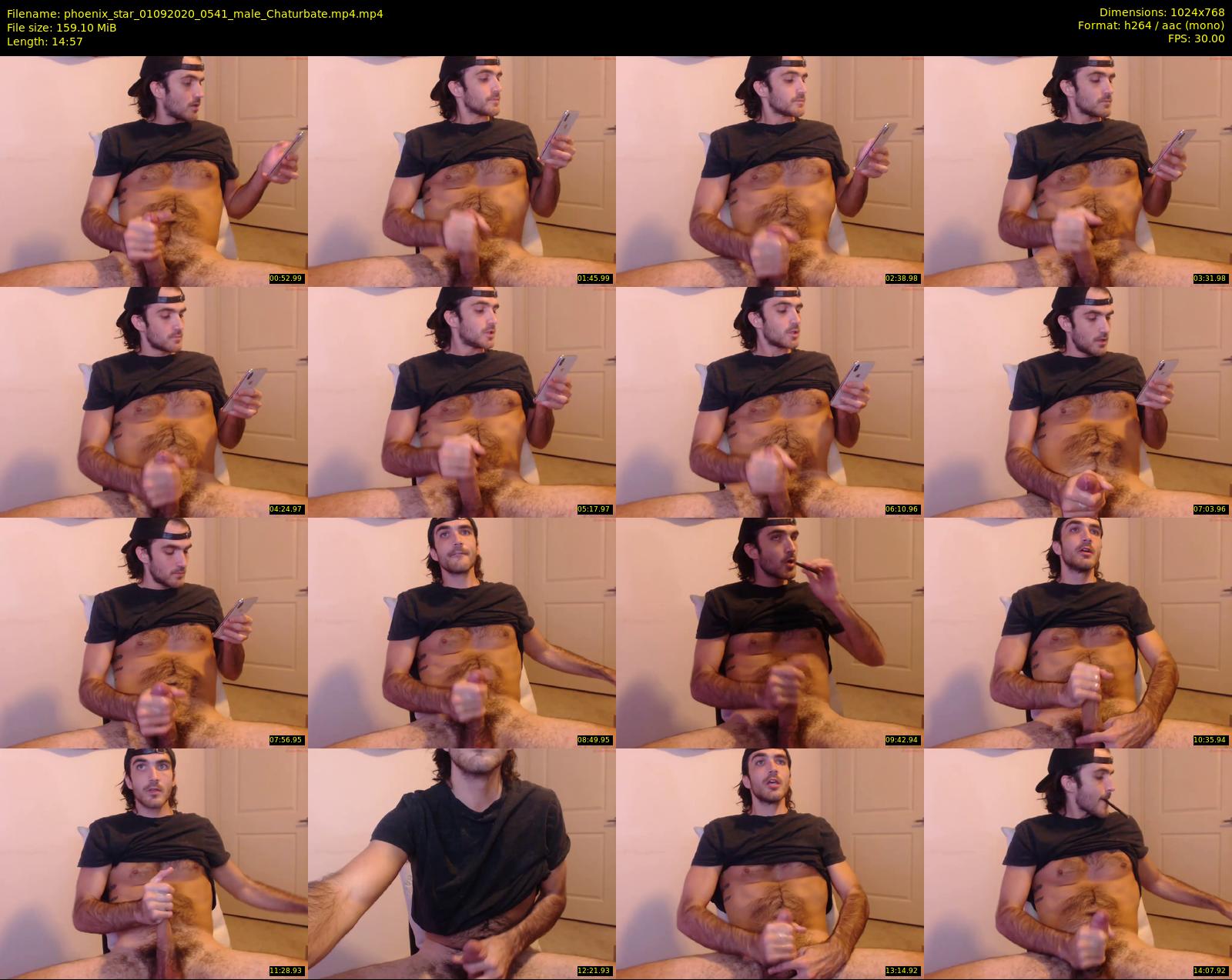 phoenix_star — 15 minute Chaturbate male cam show recording, 720p, Sep 1, 2020