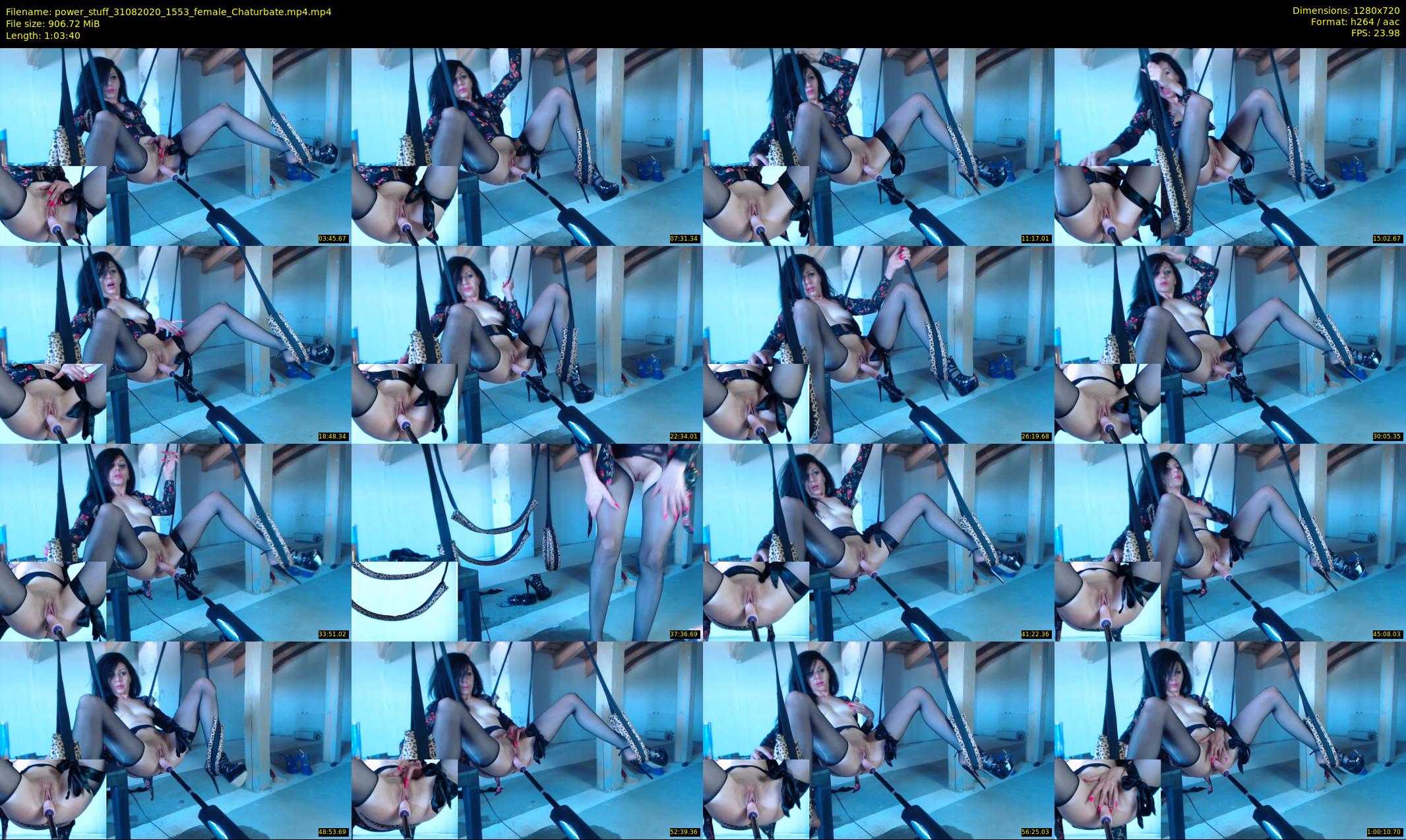power_stuff — 64 minute Chaturbate female cam show recording, 720p, Aug 31, 2020