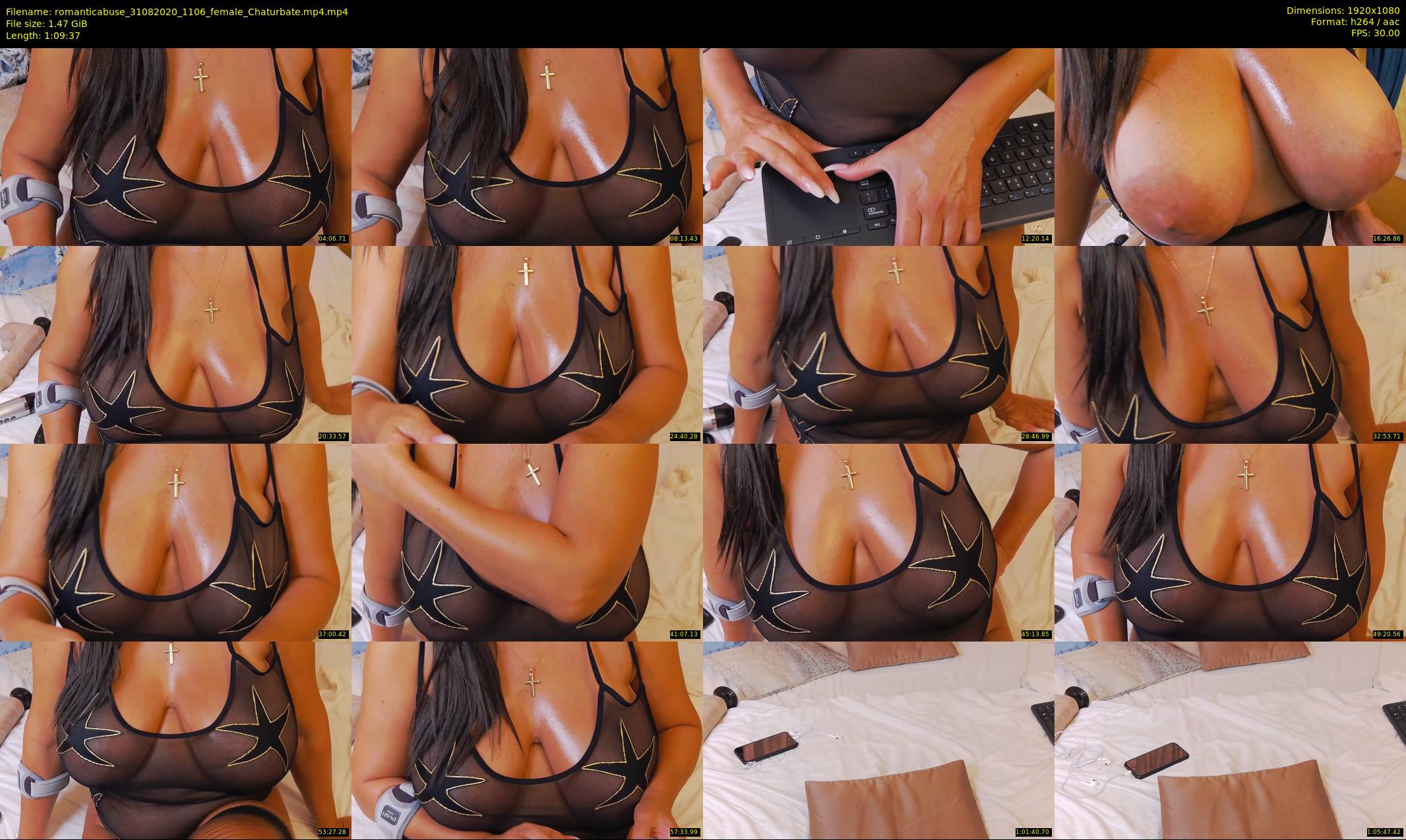 romanticabuse — 70 minute Chaturbate female cam show recording, 1080p, Aug 31, 2020